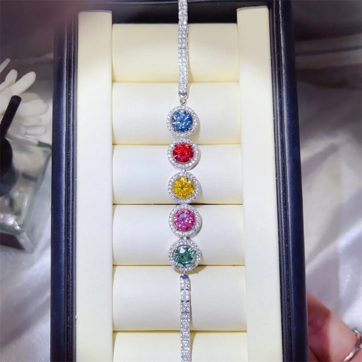 5 Carat 925 Sterling Silver Moissanite Bracelet - Eco4life Clothing and Accessories