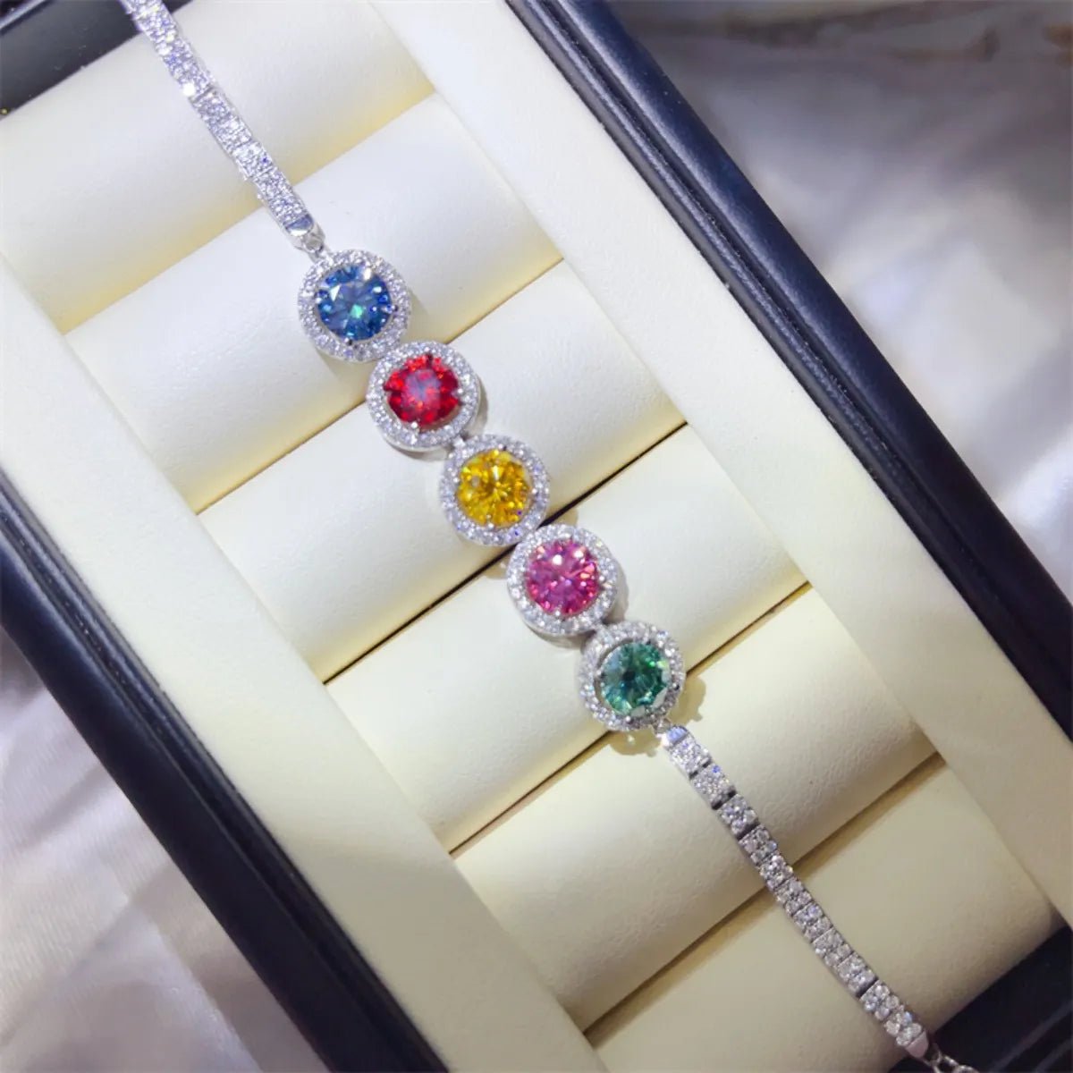 5 Carat 925 Sterling Silver Moissanite Bracelet - Eco4life Clothing and Accessories
