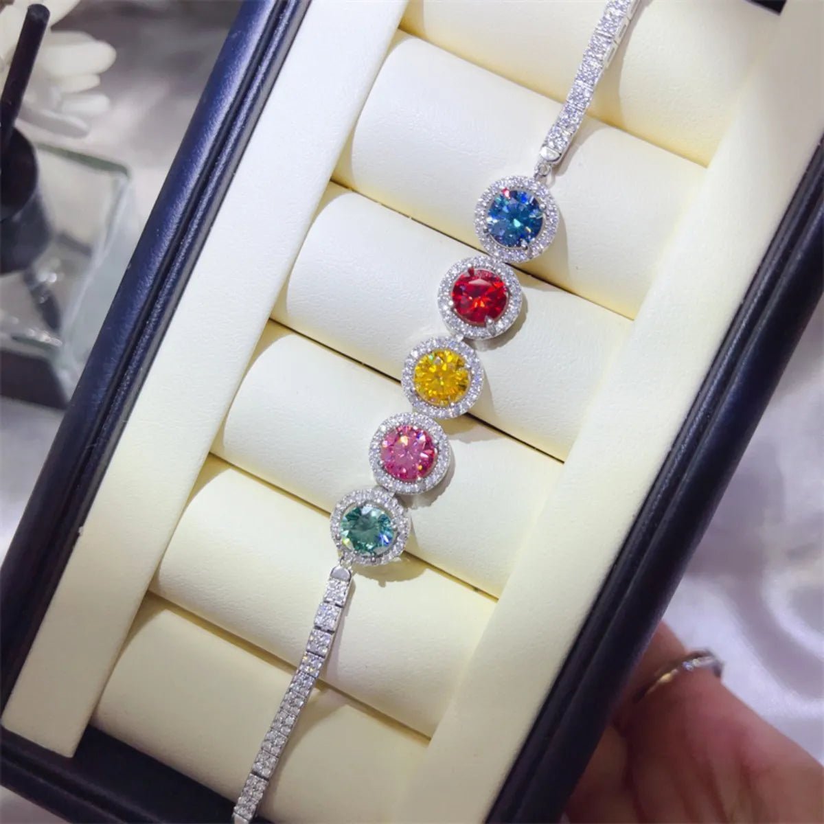 5 Carat 925 Sterling Silver Moissanite Bracelet - Eco4life Clothing and Accessories