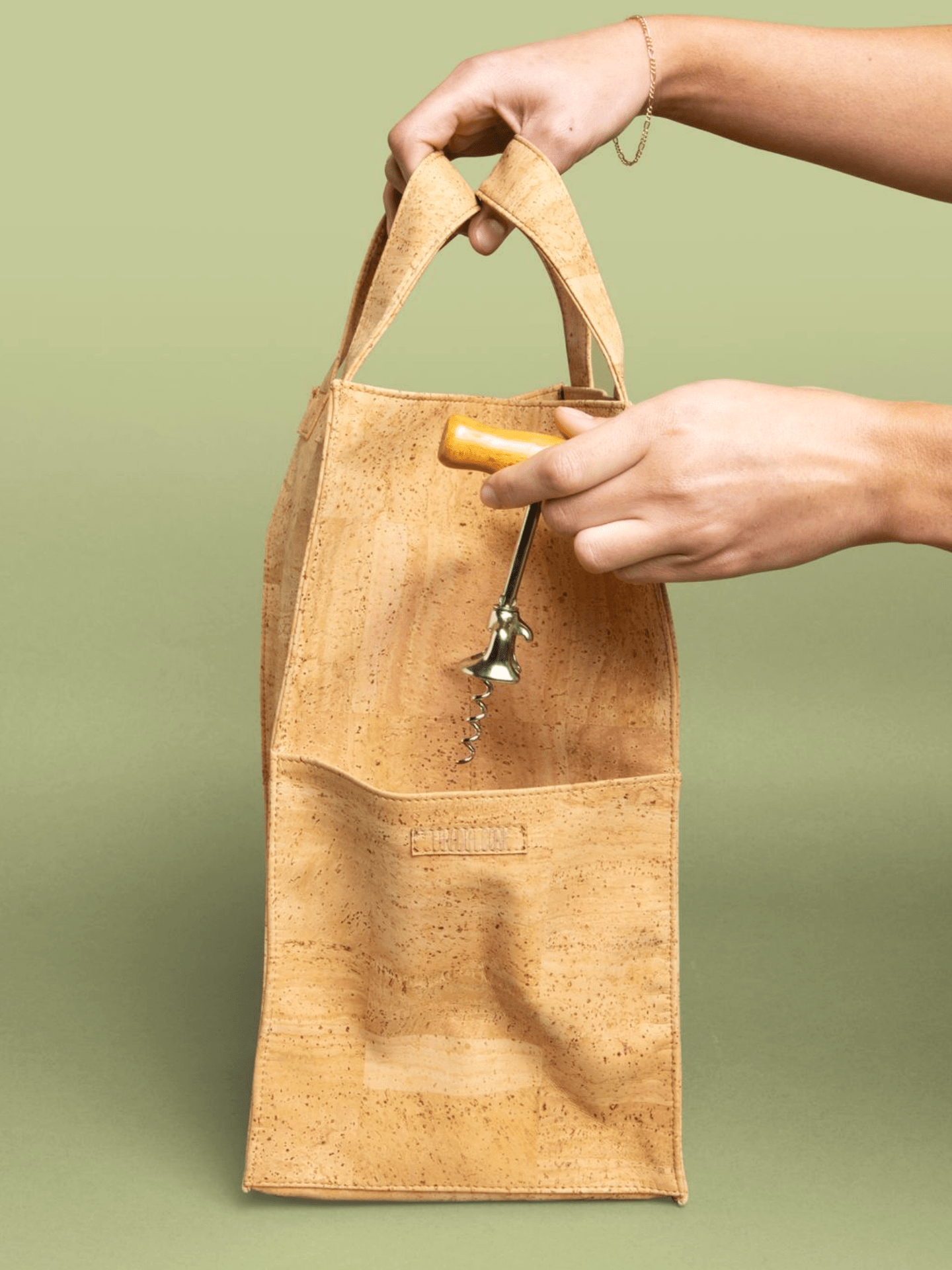 Aficionado Wine Tote Bag (4 Bottles) - Eco4life Clothing and Accessories