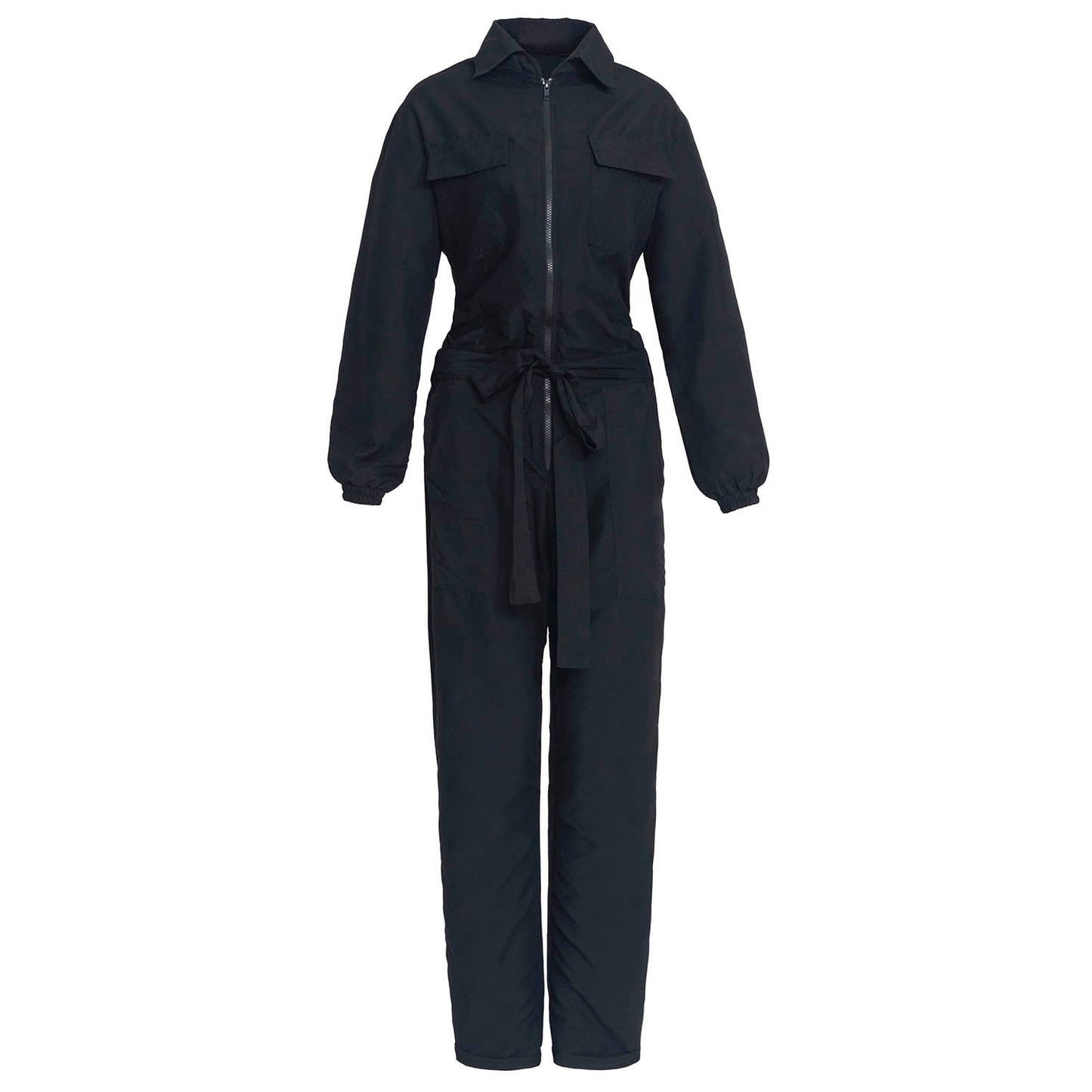 Amelia Recycled Travel Jumpsuit, in Black - Eco4life Clothing and Accessories