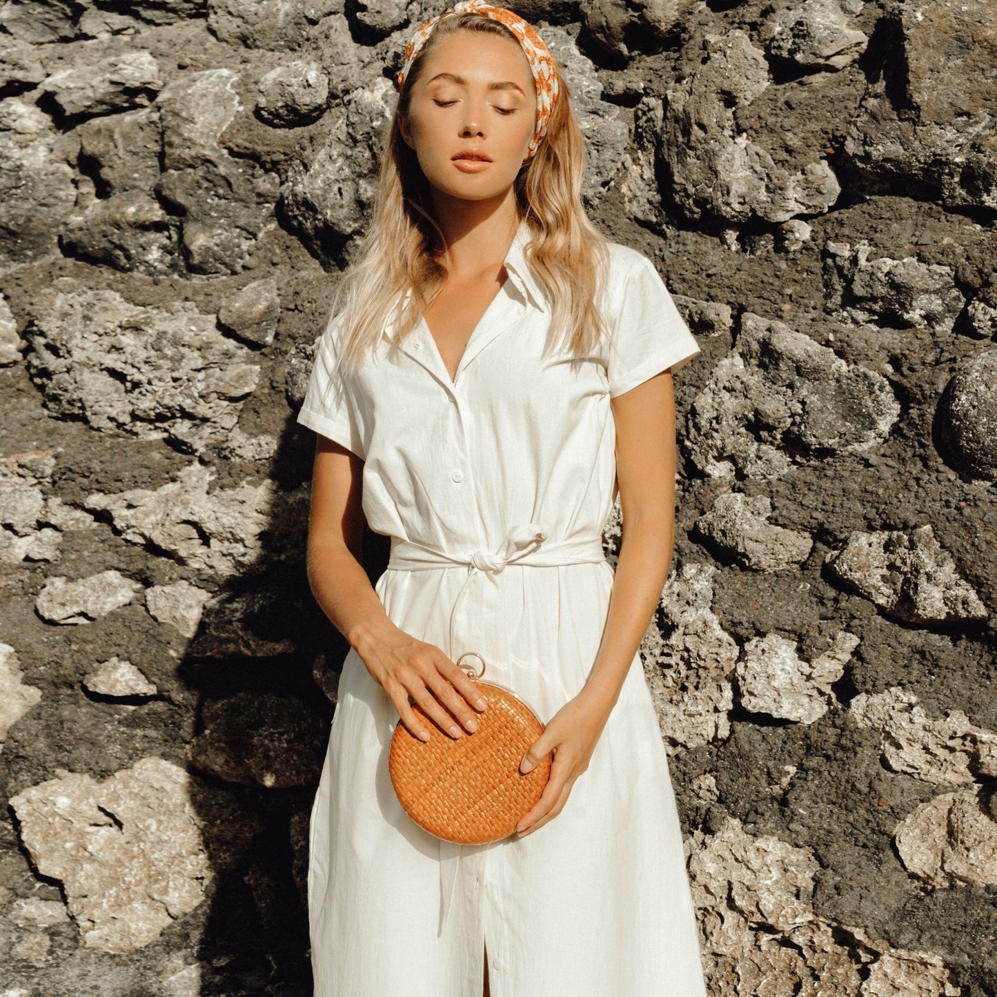 ARYA Safari Midi Shirt Dress - Eco4life Clothing and Accessories