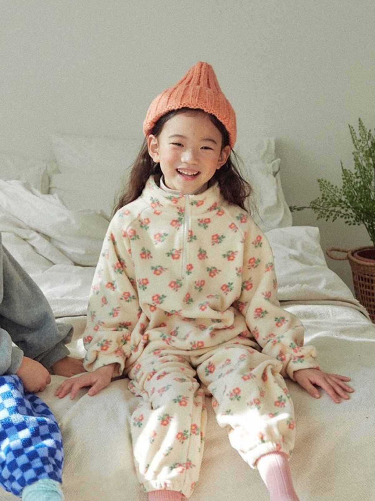 Baby Girl High Neck Jacquard Thick Warm Two Pieces Sets - Eco4life Clothing and Accessories