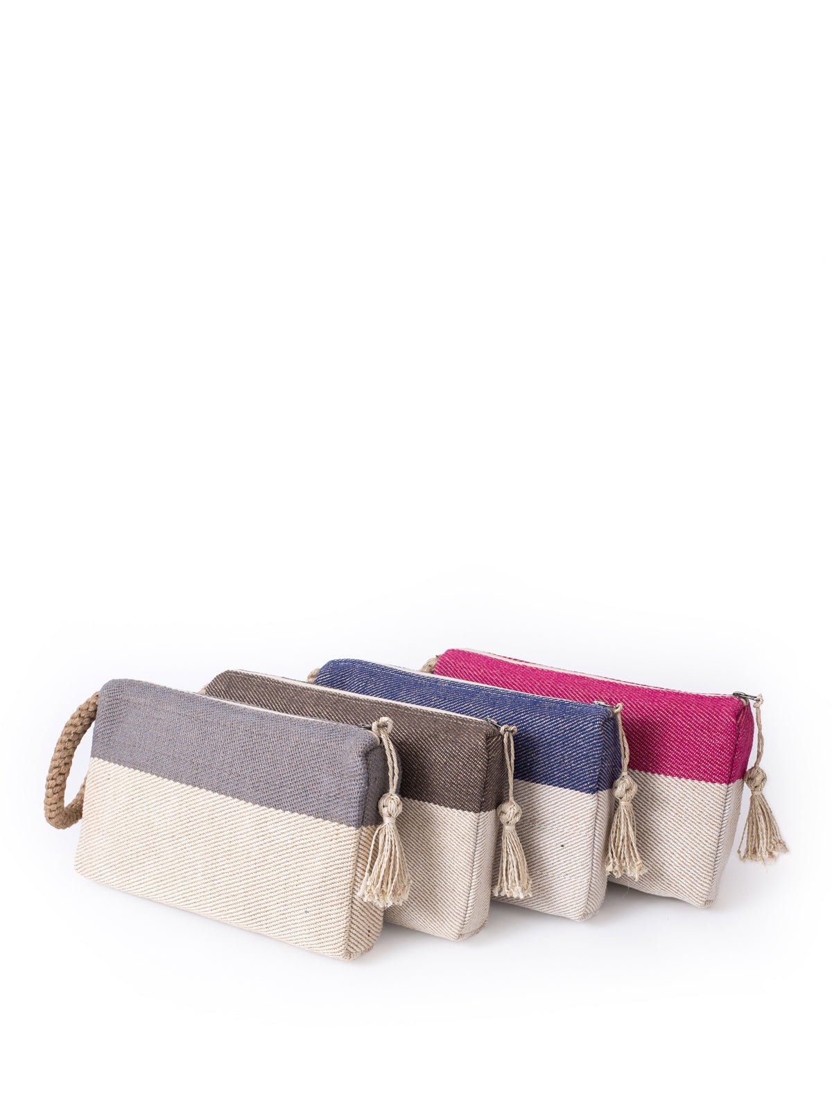 Block A Clutch - Brown - Eco4life Clothing and Accessories