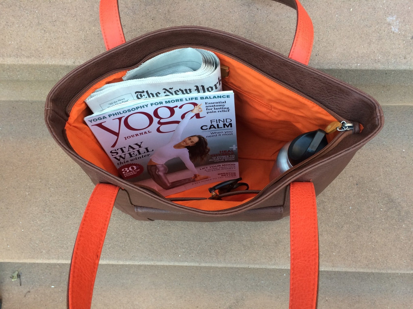 Borough Vegan Leather Tote - Eco4life Clothing and Accessories