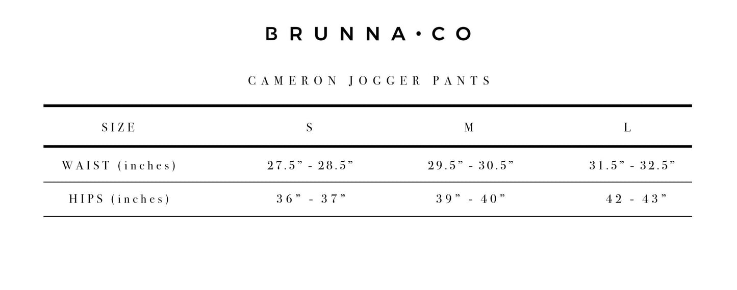 CAMERON Bamboo Fleece Joggers - Eco4life Clothing and Accessories