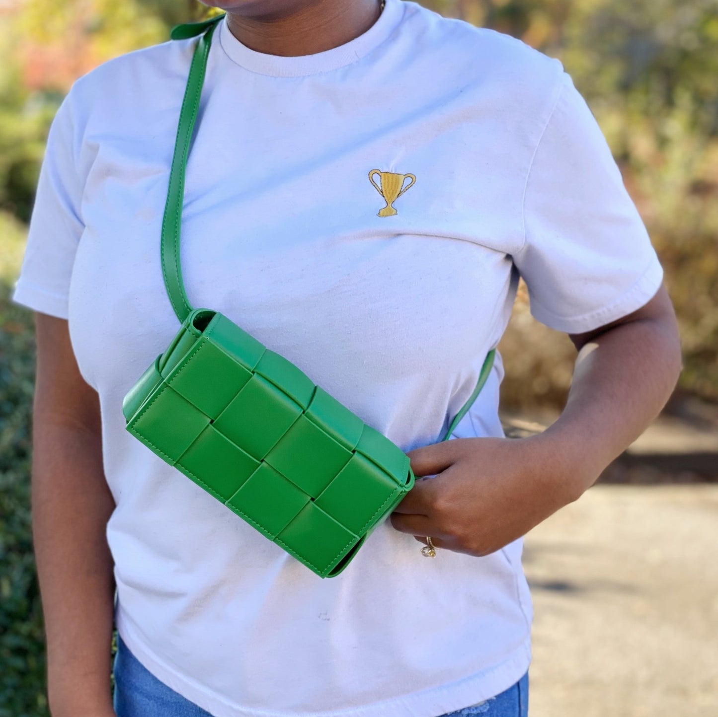 Candy Cube Woven Sling Bag - Eco4life Clothing and Accessories