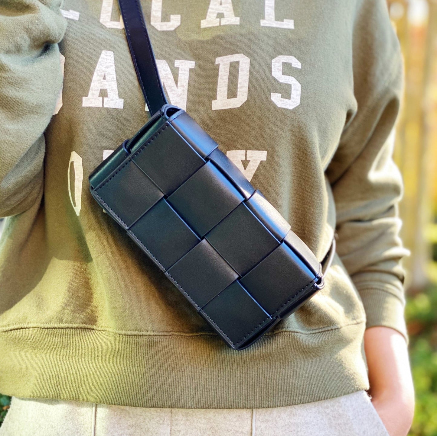 Candy Cube Woven Sling Bag - Eco4life Clothing and Accessories