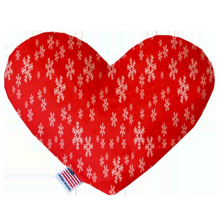 Christmas Pet and Dog Plush Heart or Bone Toy, "Candy Cane Lane Group" (Available in different sizes and 8 different patterns!) - Eco4life Clothing and Accessories