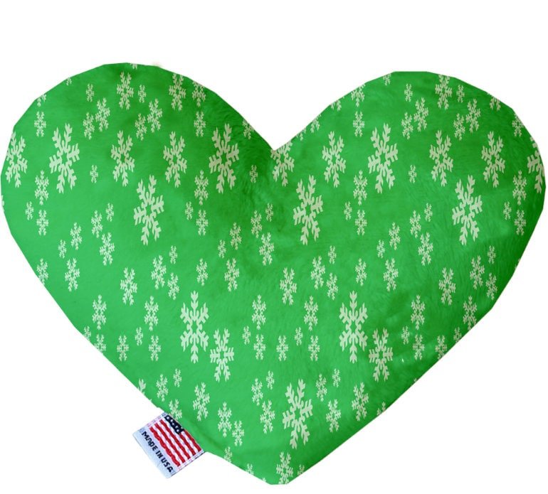 Christmas Pet and Dog Plush Heart or Bone Toy, "Candy Cane Lane Group" (Available in different sizes and 8 different patterns!) - Eco4life Clothing and Accessories