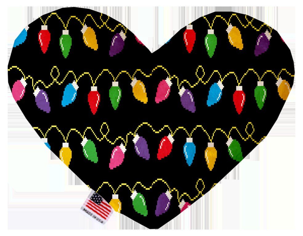 Christmas Pet and Dog Plush Heart or Bone Toy, "Candy Cane Lane Group" (Available in different sizes and 8 different patterns!) - Eco4life Clothing and Accessories