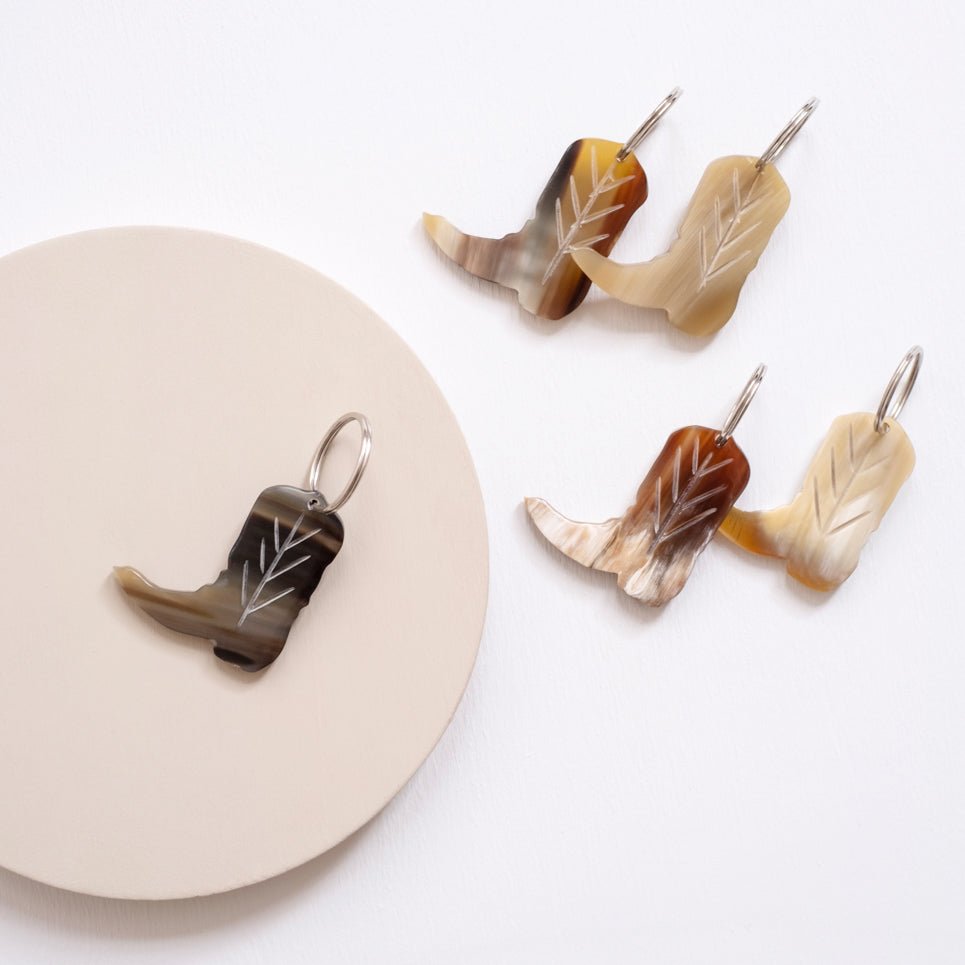 Cowgirl Boot Key Ring - Eco4life Clothing and Accessories