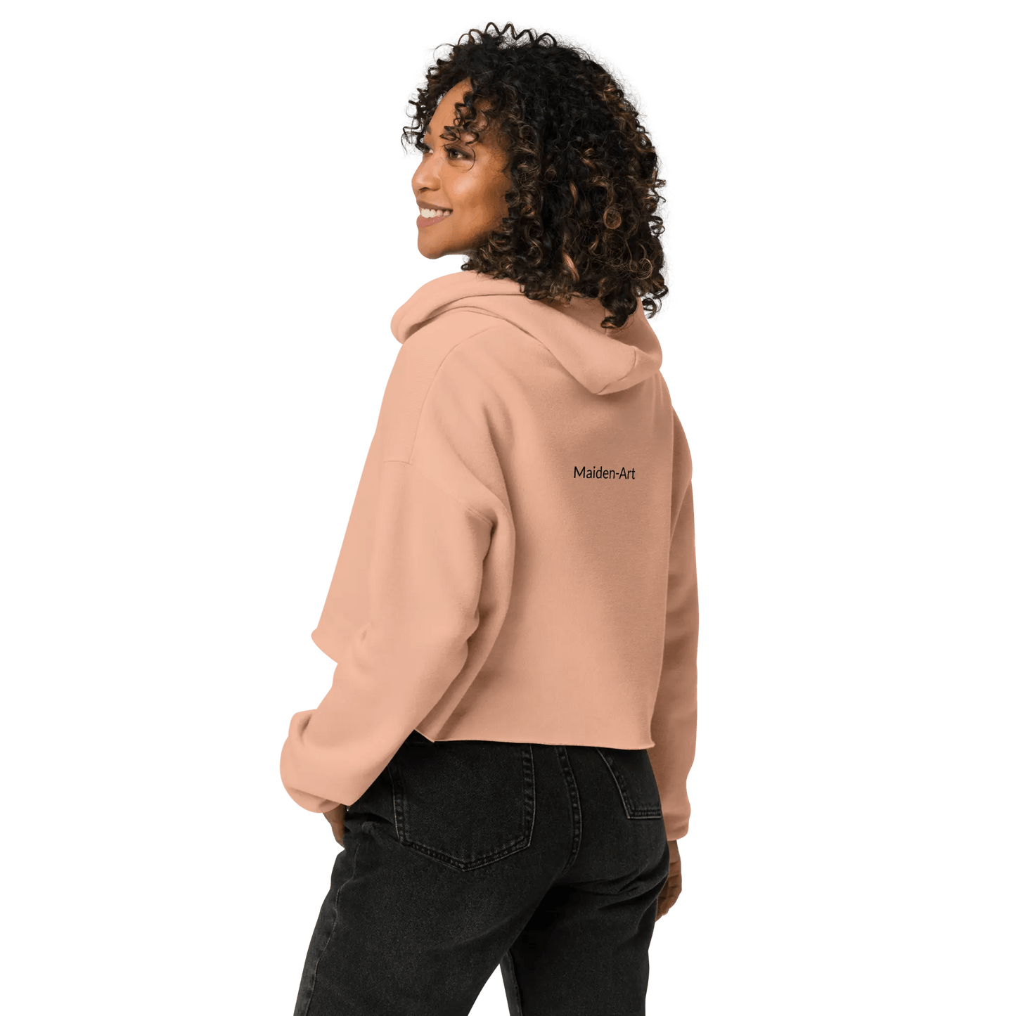 Crop Hoodie - Self Love Addicted with EMBROIDERY - Eco4life Clothing and Accessories