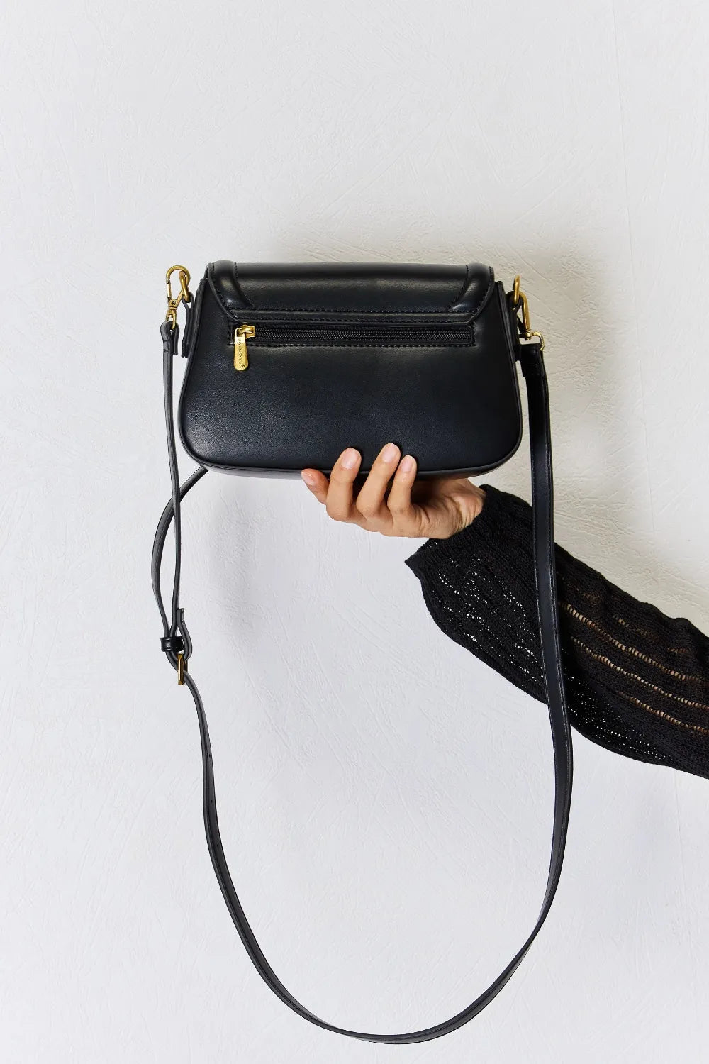 David Jones PU Leather Crossbody Bag - Eco4life Clothing and Accessories