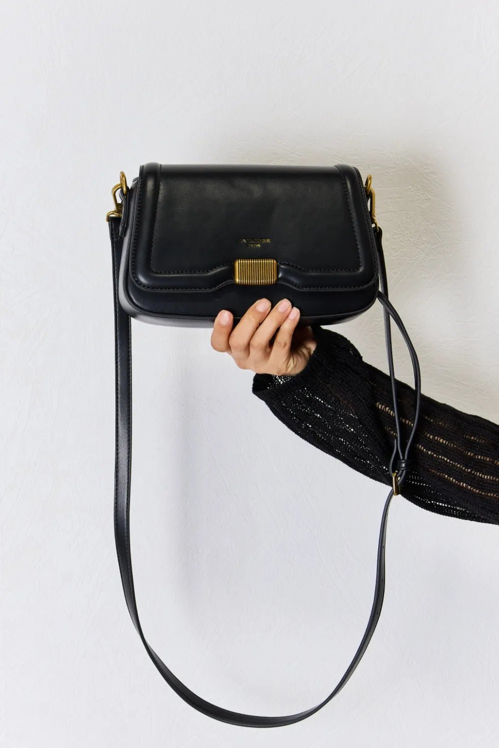 David Jones PU Leather Crossbody Bag - Eco4life Clothing and Accessories