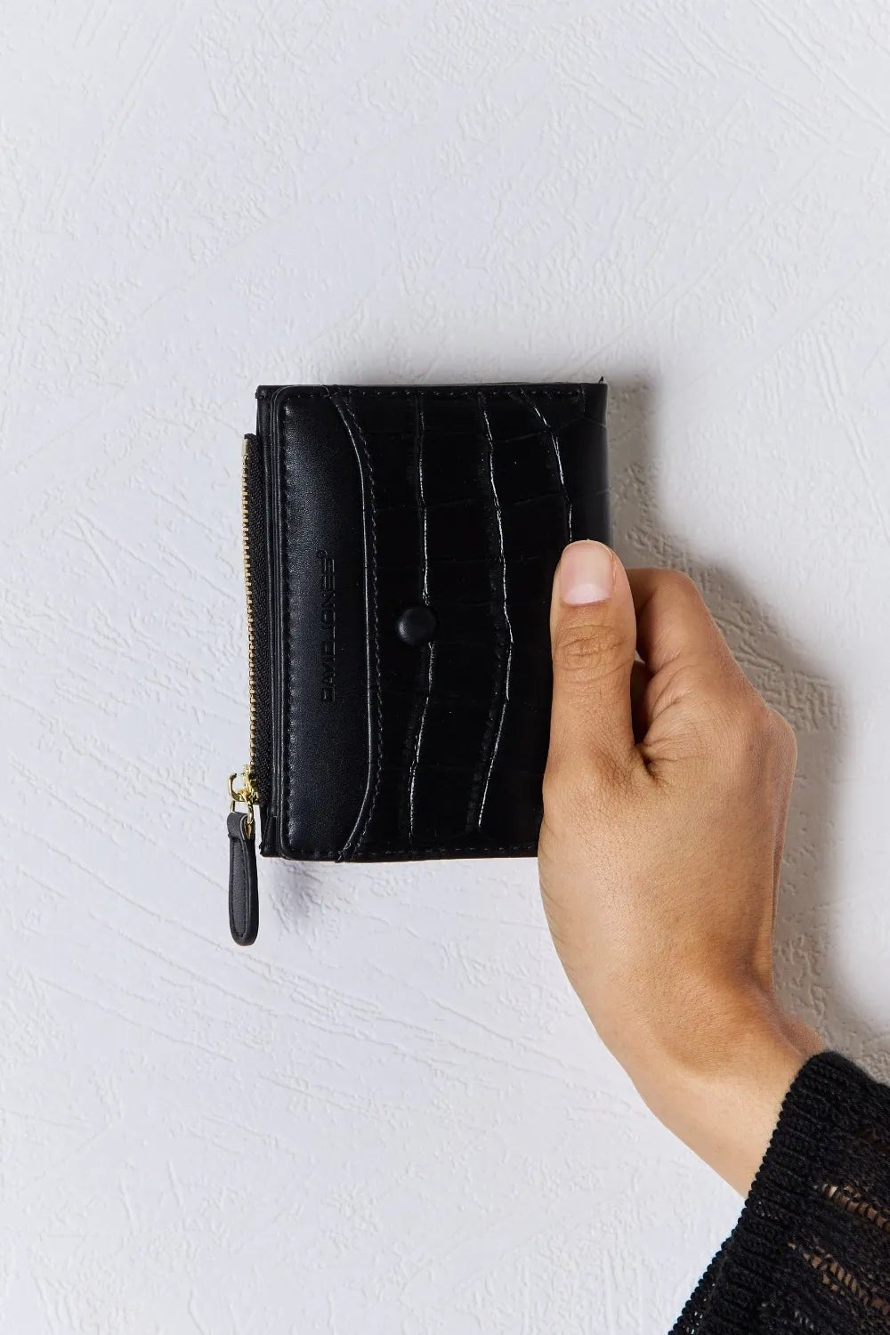 David Jones Texture PU Leather Mini Wallet - Eco4life Clothing and Accessories