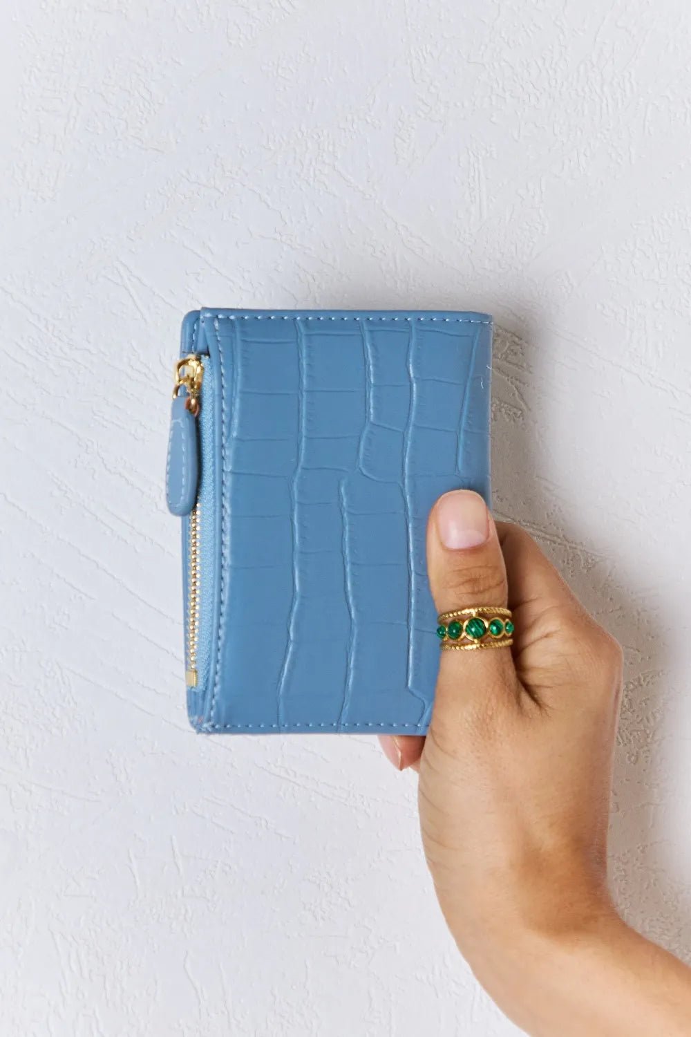 David Jones Texture PU Leather Mini Wallet - Eco4life Clothing and Accessories