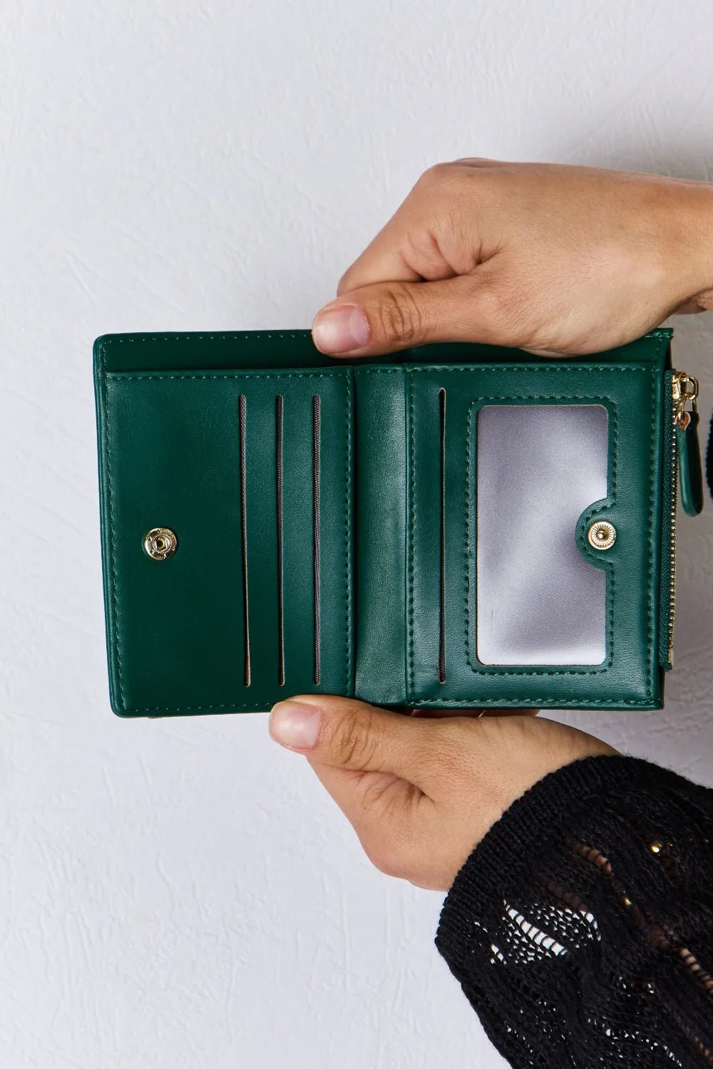 David Jones Texture PU Leather Mini Wallet - Eco4life Clothing and Accessories