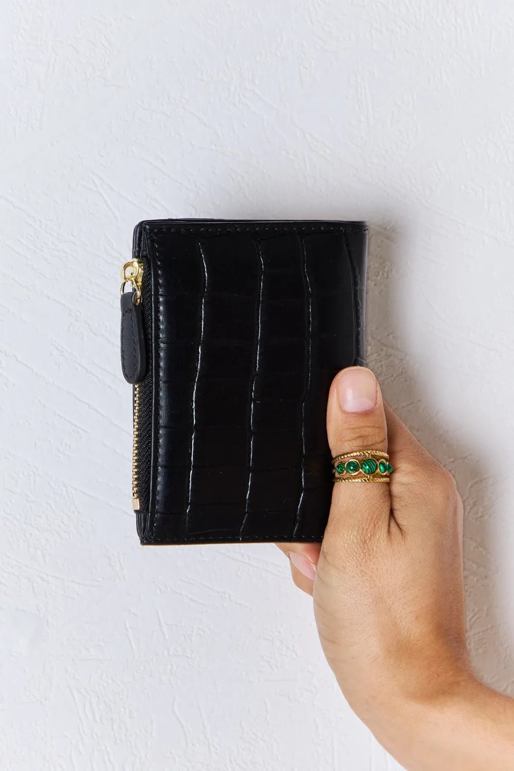 David Jones Texture PU Leather Mini Wallet - Eco4life Clothing and Accessories