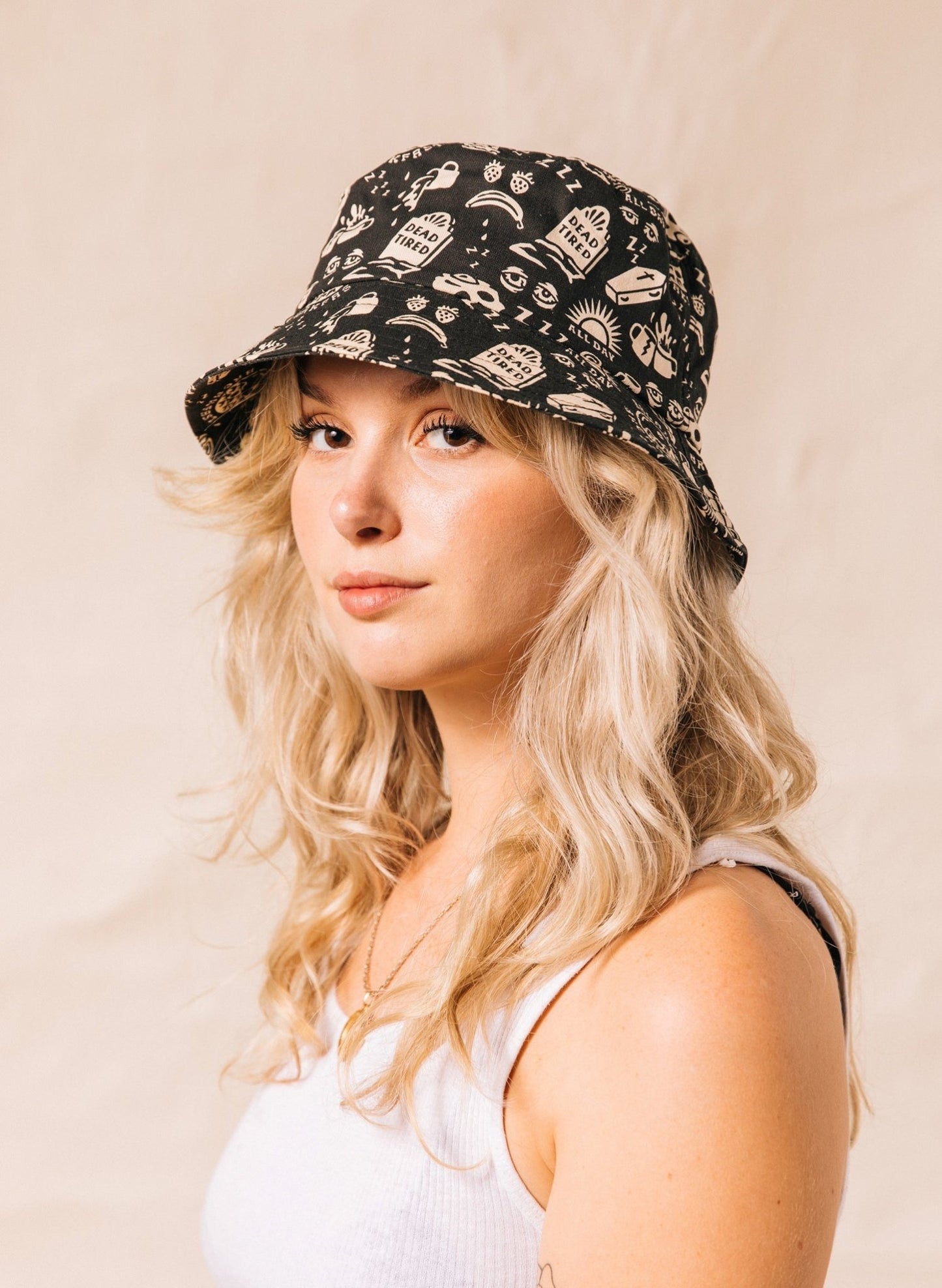 Dead Tired Bucket Hat - Eco4life Clothing and Accessories