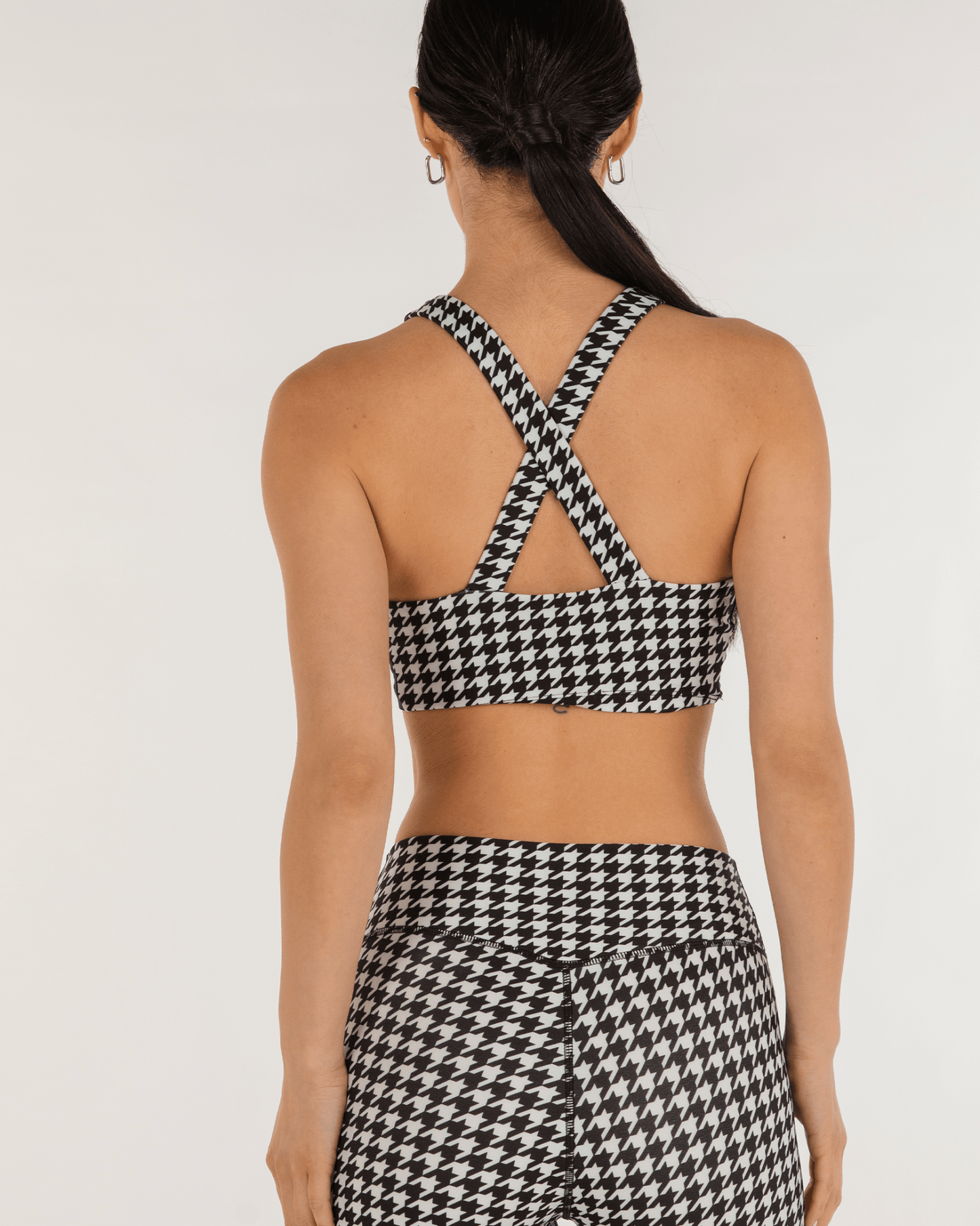 Elsa Fleece V Neck Longline Bra - Eco4life Clothing and Accessories