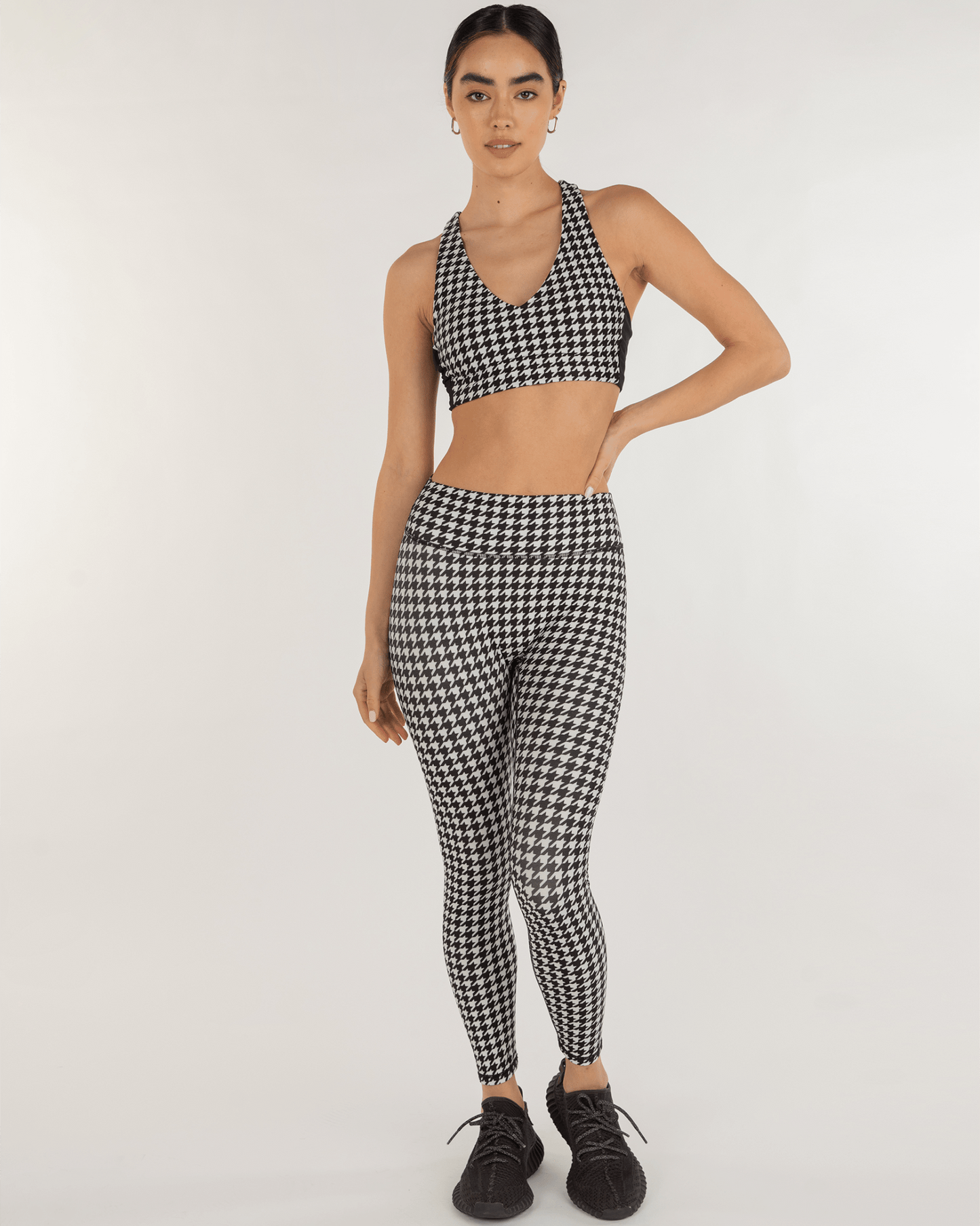 Elsa Fleece V Neck Longline Bra - Eco4life Clothing and Accessories
