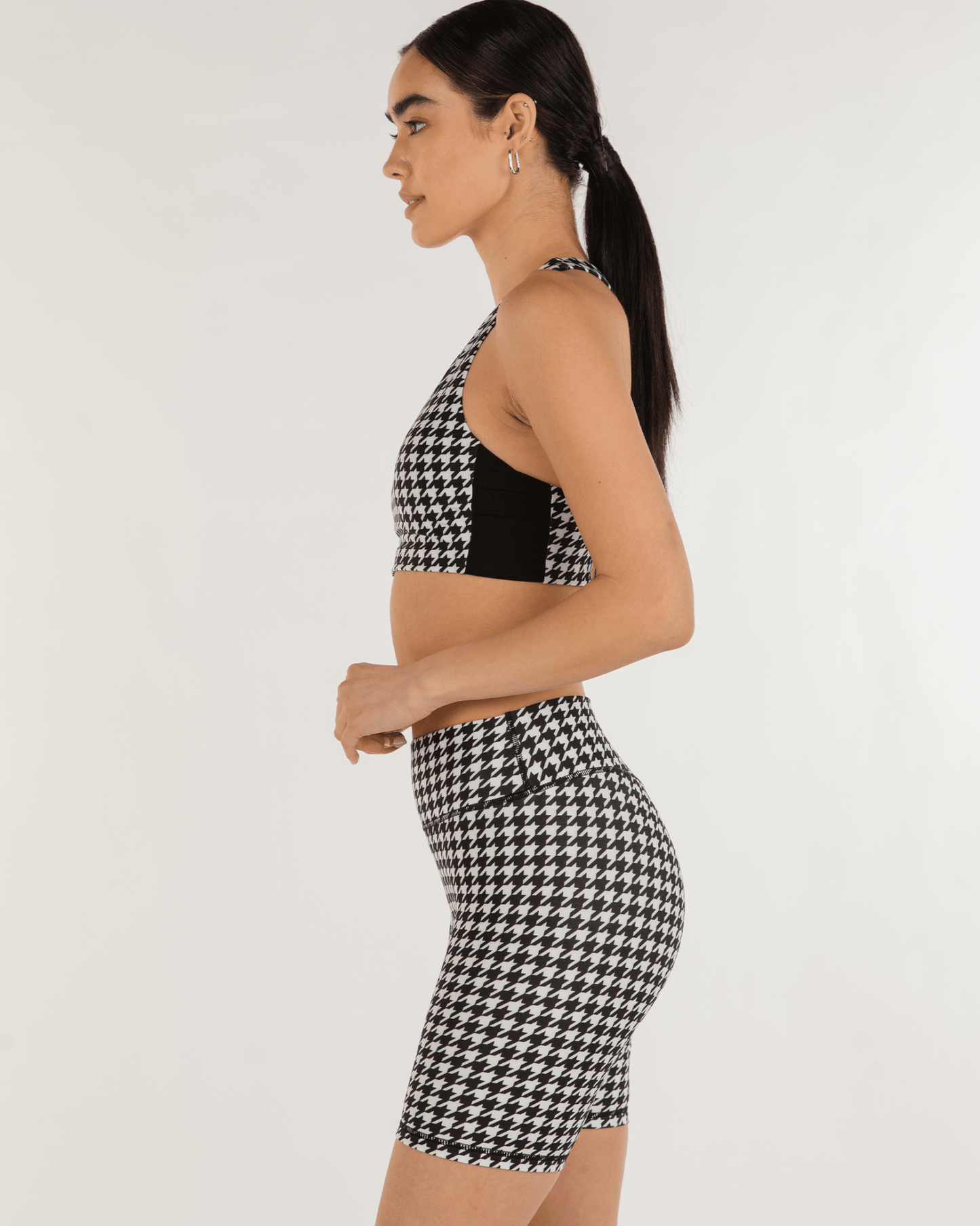 Elsa Fleece V Neck Longline Bra - Eco4life Clothing and Accessories
