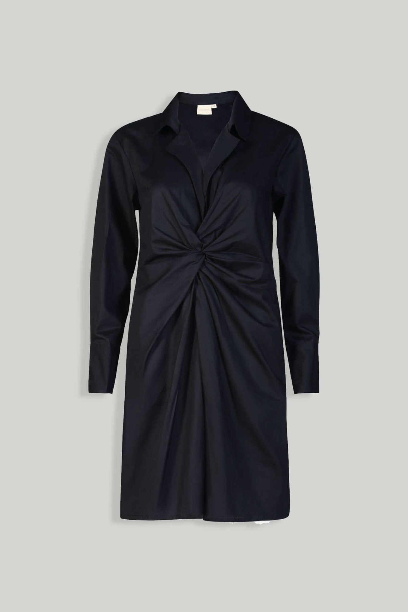 Front Twist Dress in Black - Eco4life Clothing and Accessories