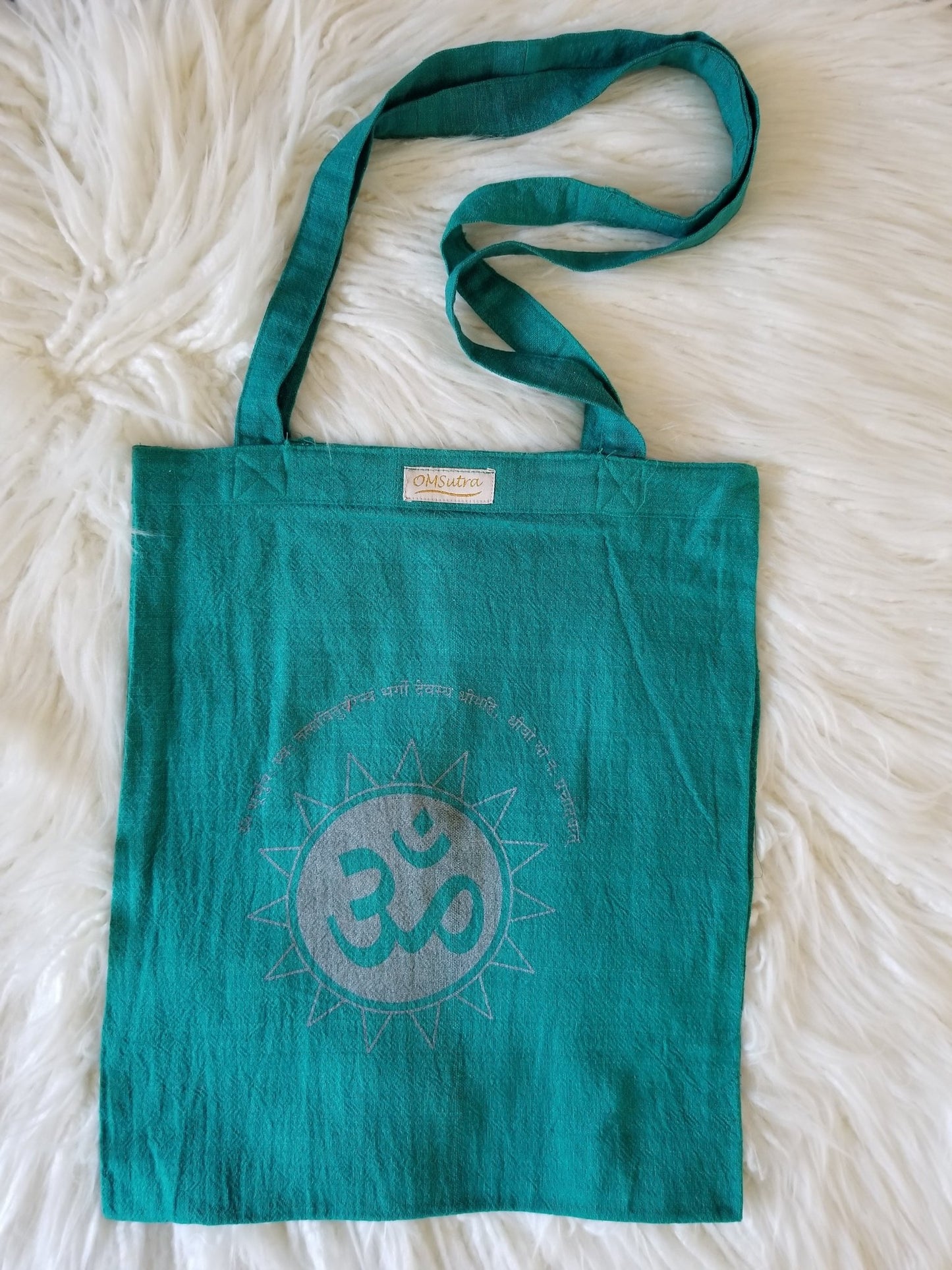 Gayatri Mantra Tote Bag - Eco4life Clothing and Accessories