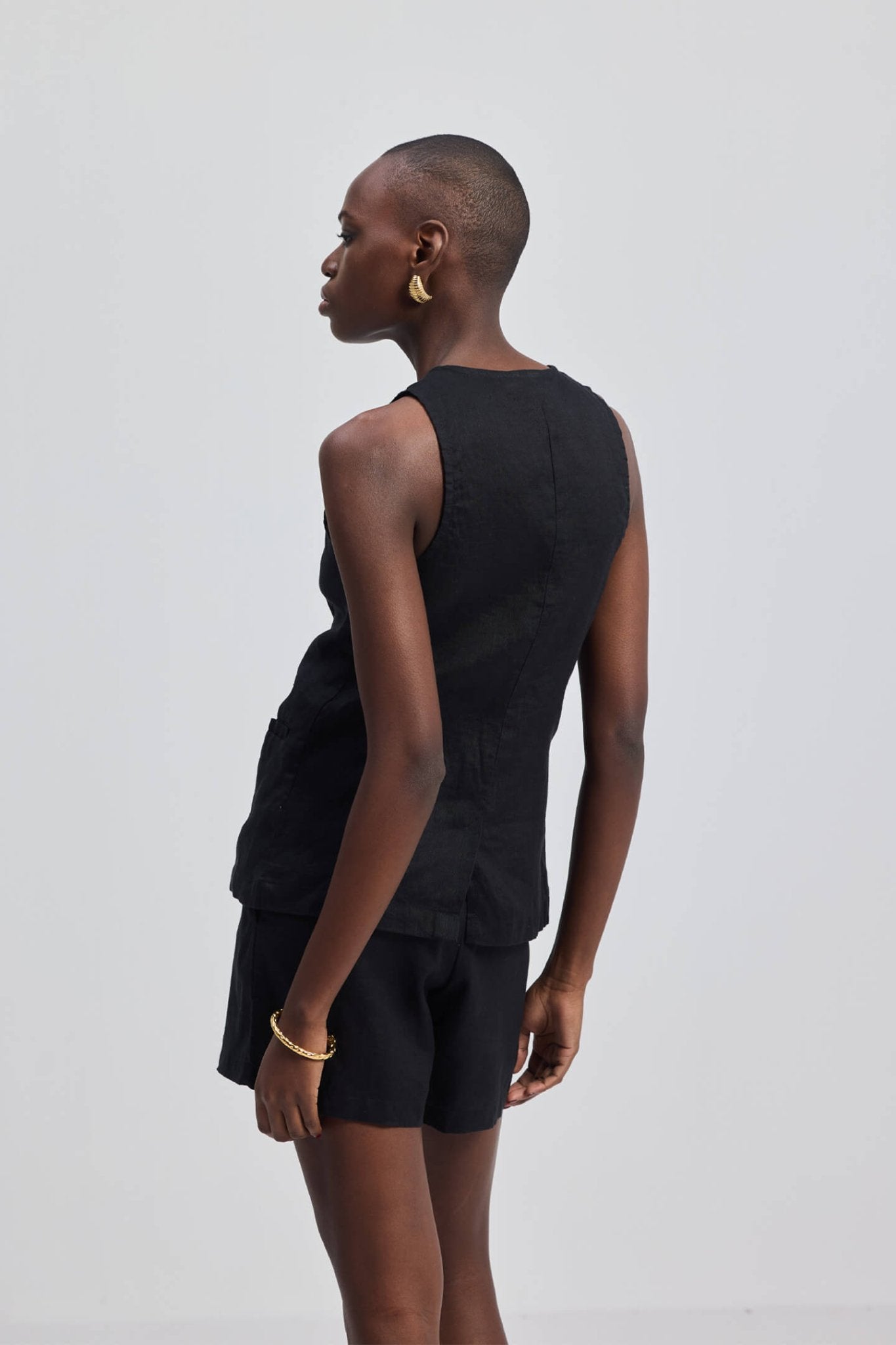 Hemp Shorts in Black - Eco4life Clothing and Accessories