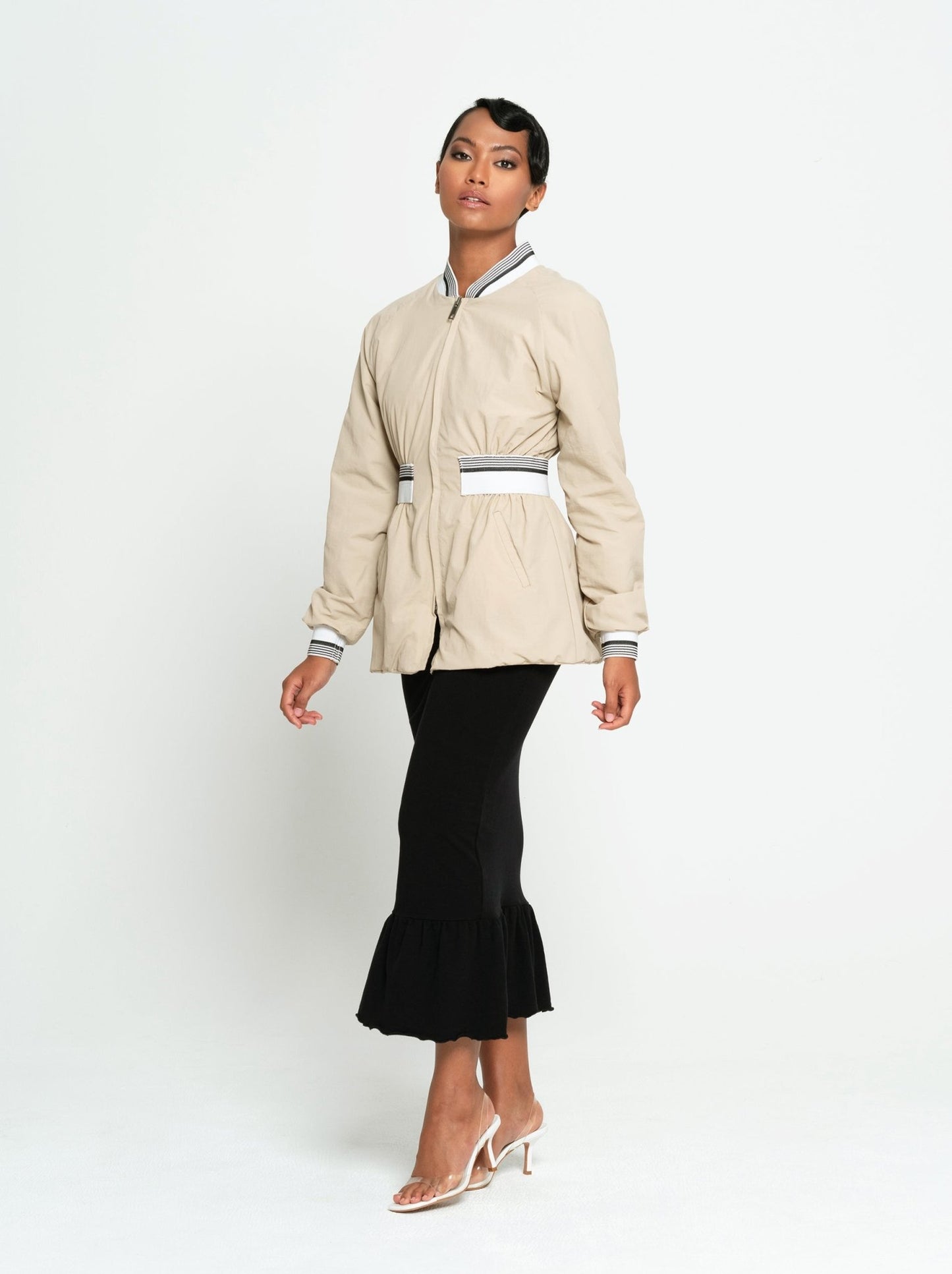 KAMALA Recycled Windbreaker Bomber Jacket - Eco4life Clothing and Accessories