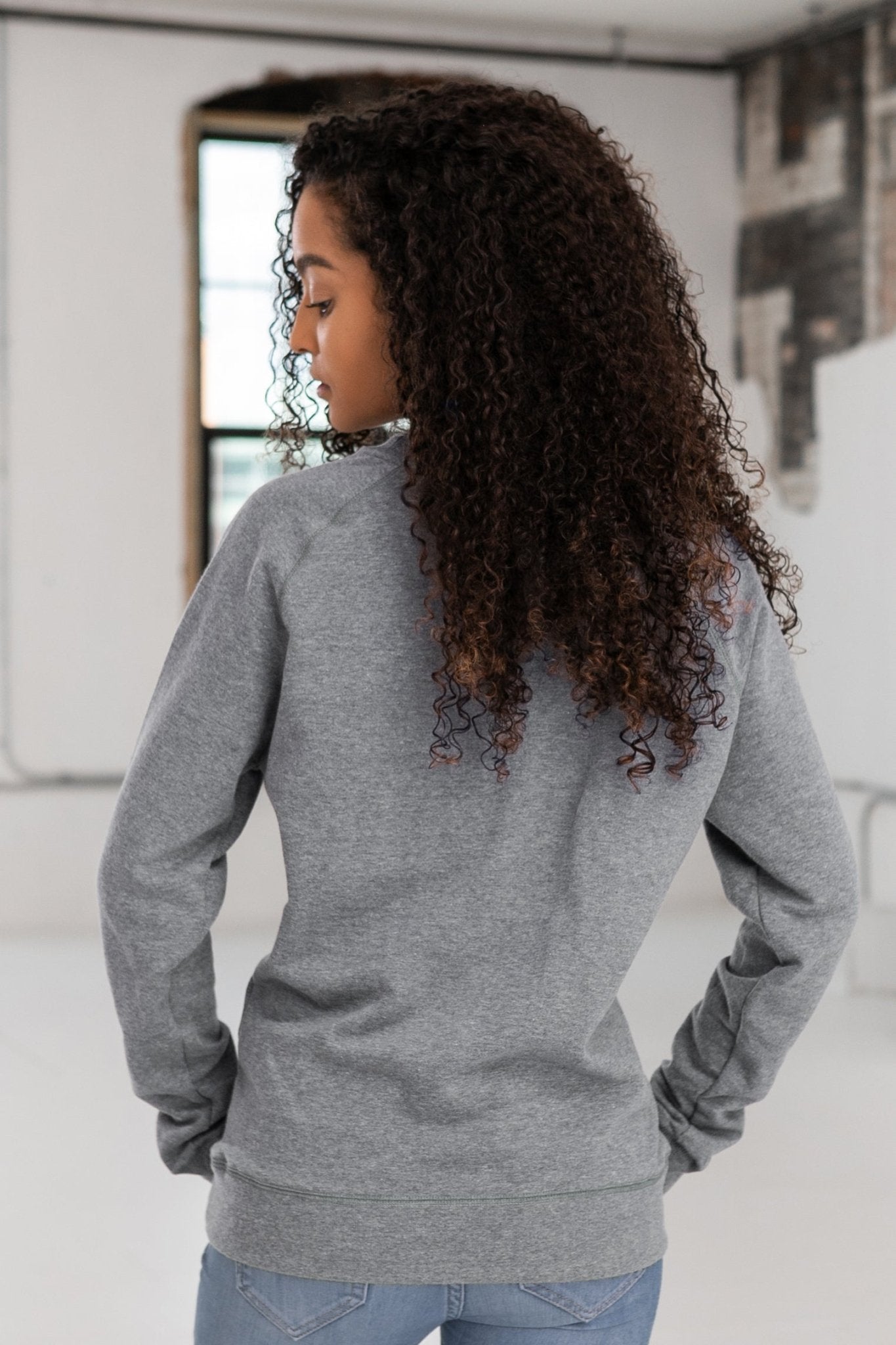 Ladies Comfy Crew - Eco4life Clothing and Accessories