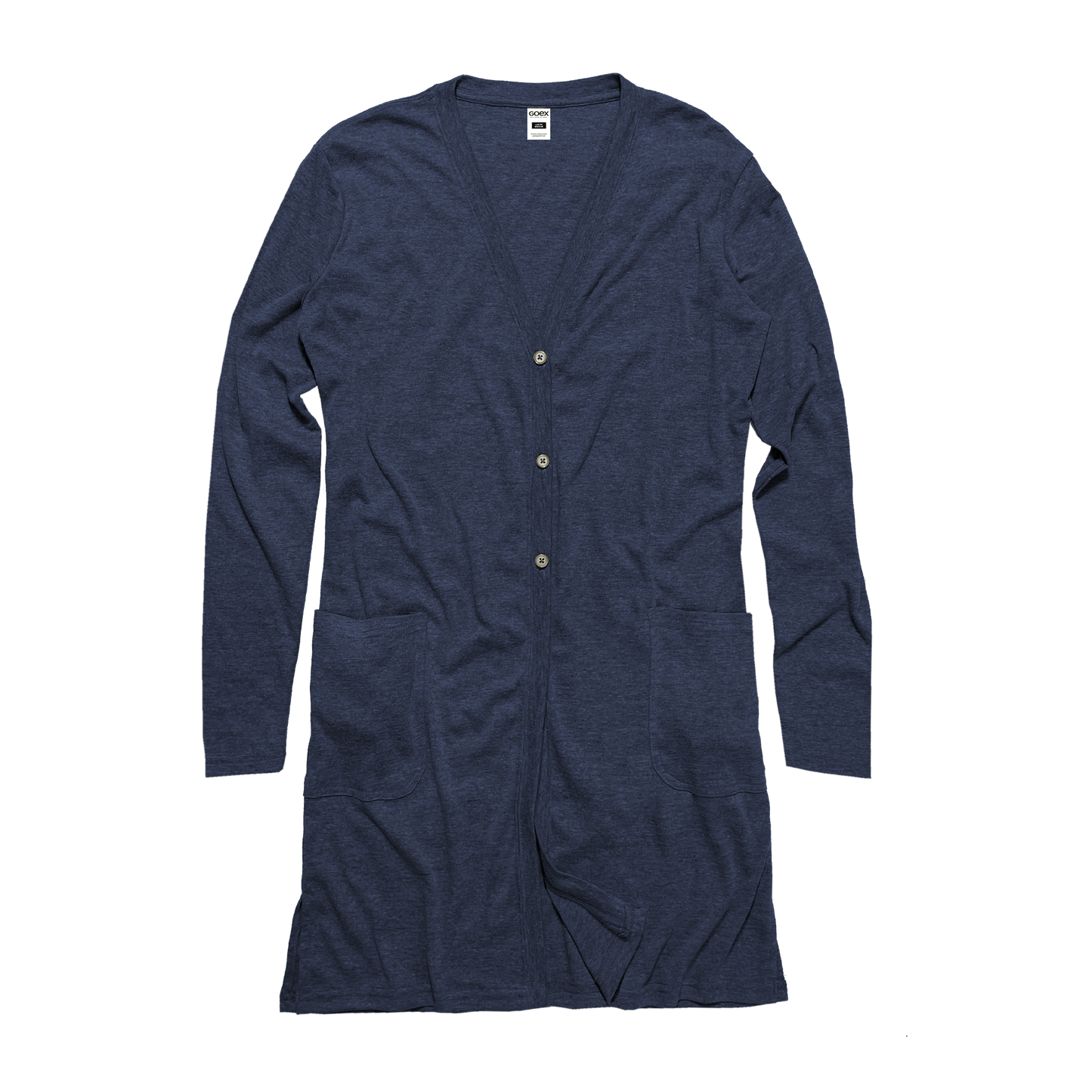 Ladies Eco - Triblend Rib Cardigan - Eco4life Clothing and Accessories