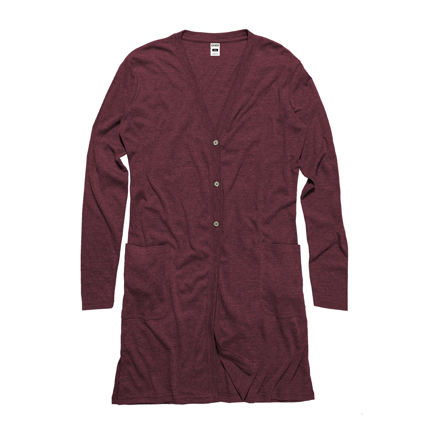 Ladies Eco - Triblend Rib Cardigan - Eco4life Clothing and Accessories