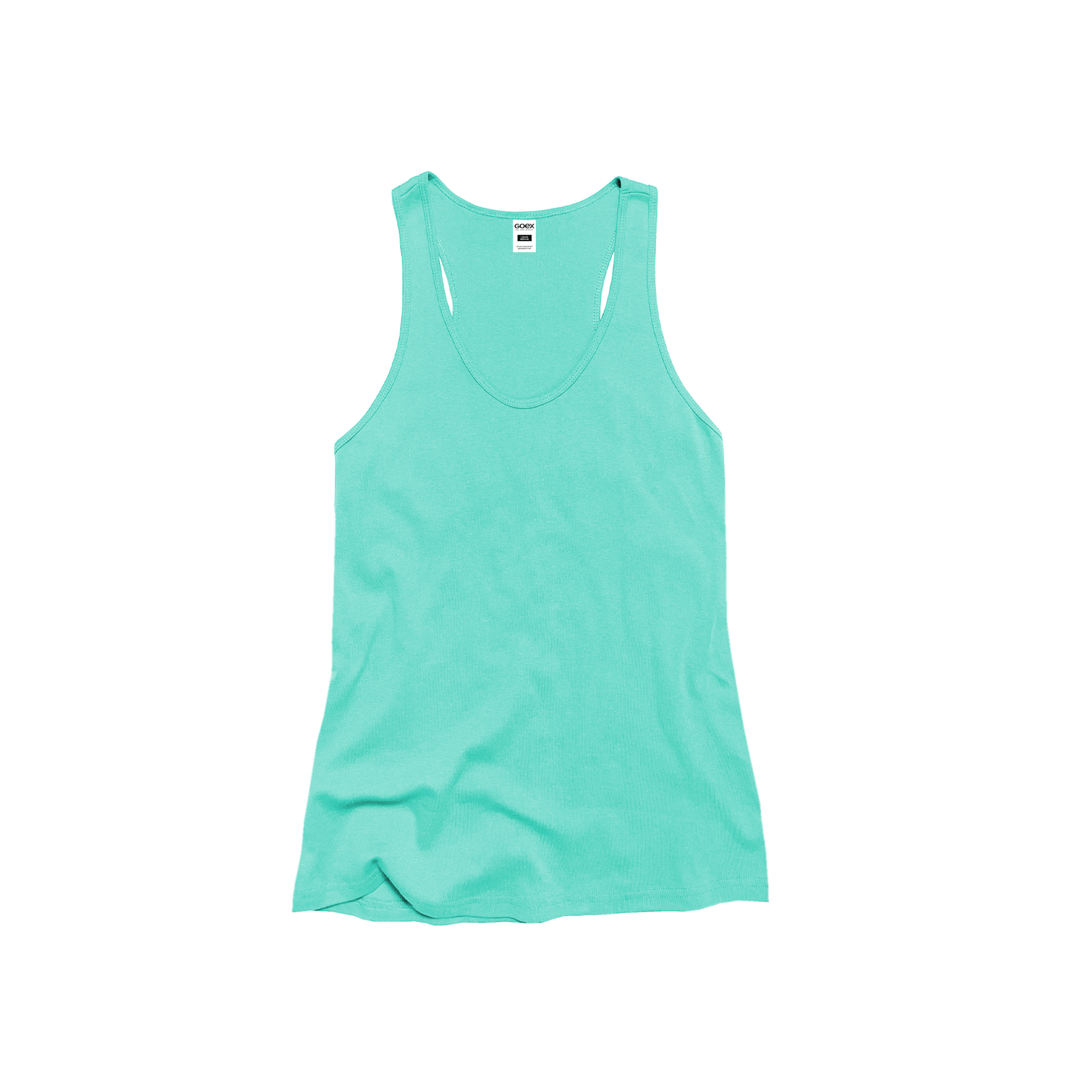 Ladies Premium Cotton Rib Racerback Tank - Eco4life Clothing and Accessories
