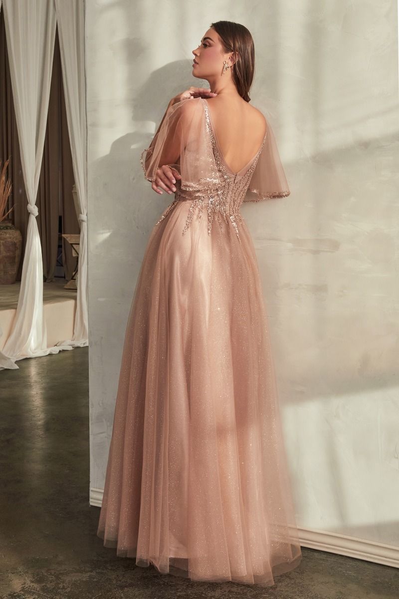 Layered Tulle A - Line Gown - Eco4life Clothing and Accessories