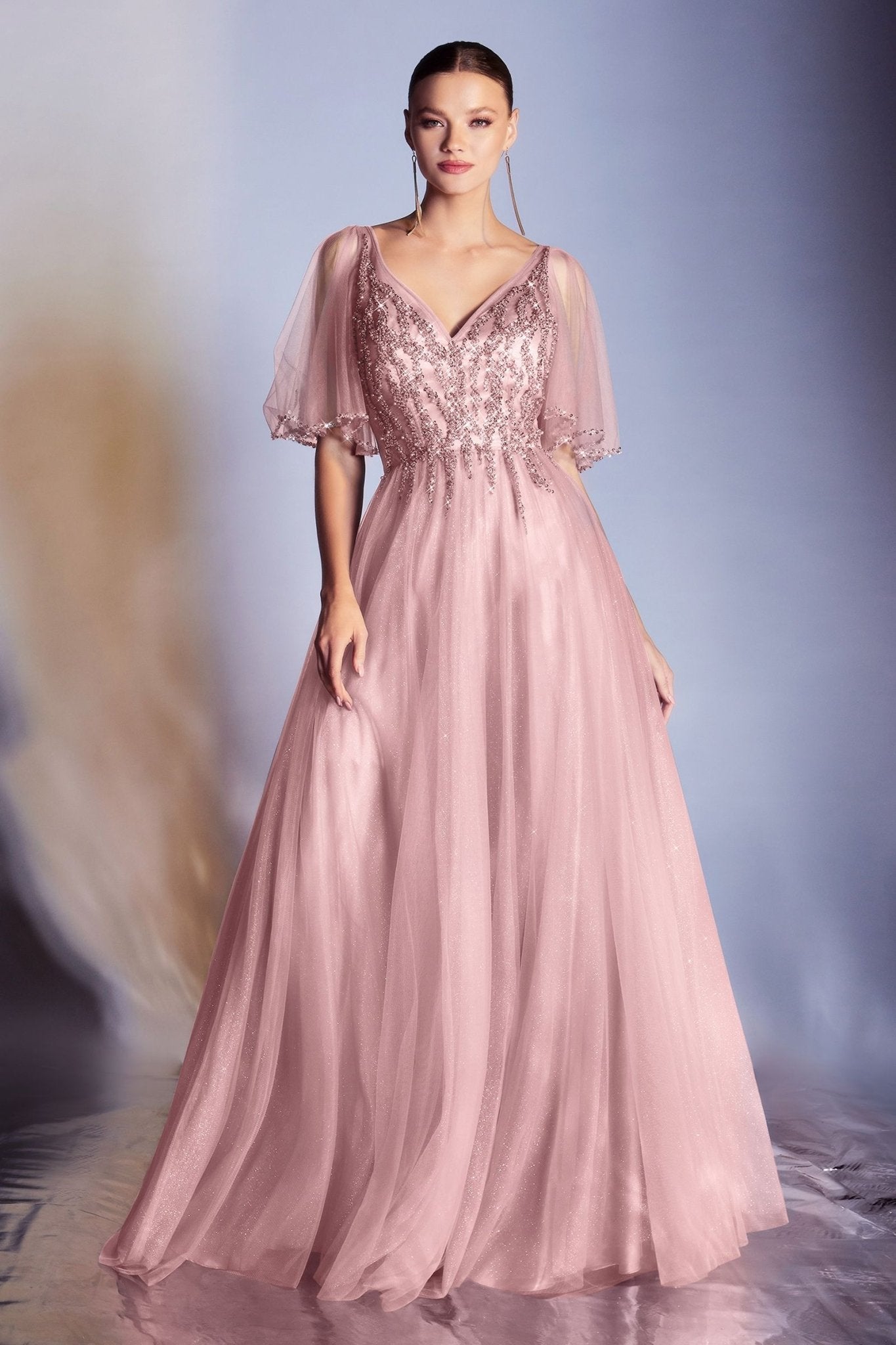 Layered Tulle A - Line Gown - Eco4life Clothing and Accessories