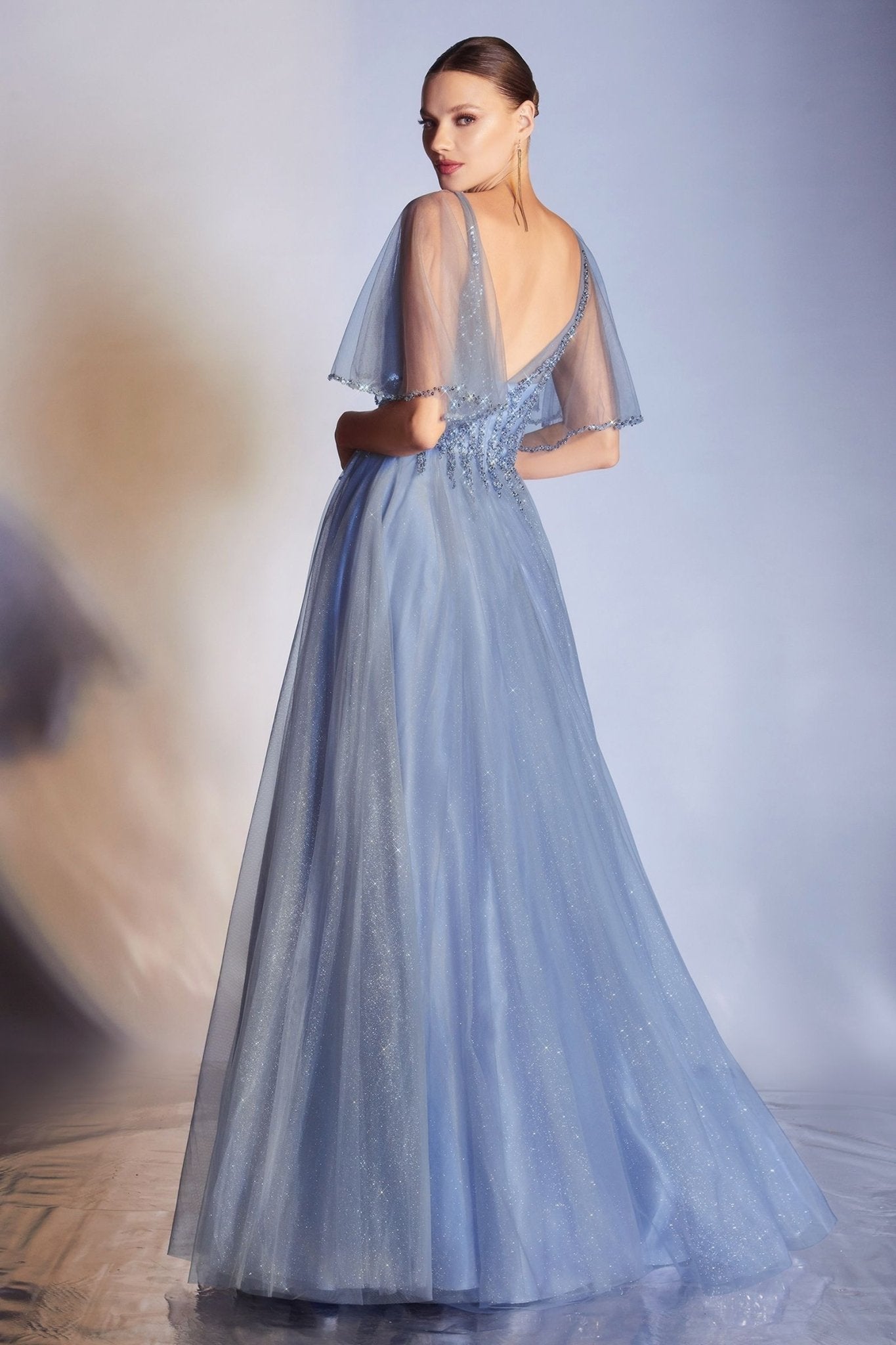 Layered Tulle A - Line Gown - Eco4life Clothing and Accessories