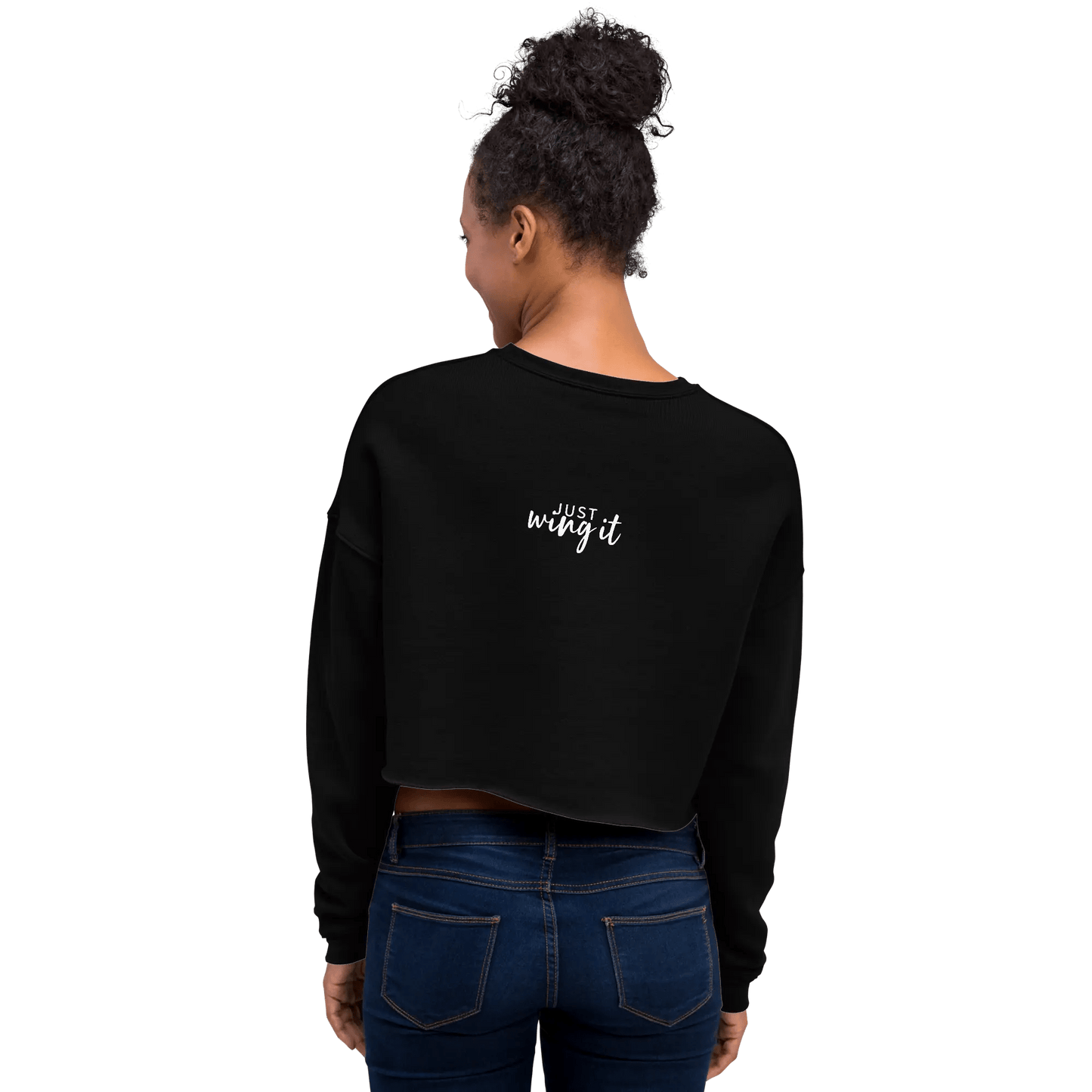 Live Bold Crop Sweatshirt - sweatshirt women - Eco4life Clothing and Accessories
