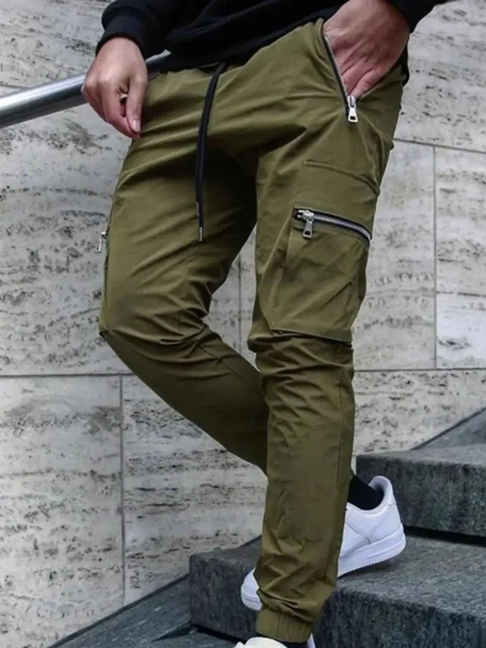 Men's Drawstring Pants with Pockets - Eco4life Clothing and Accessories