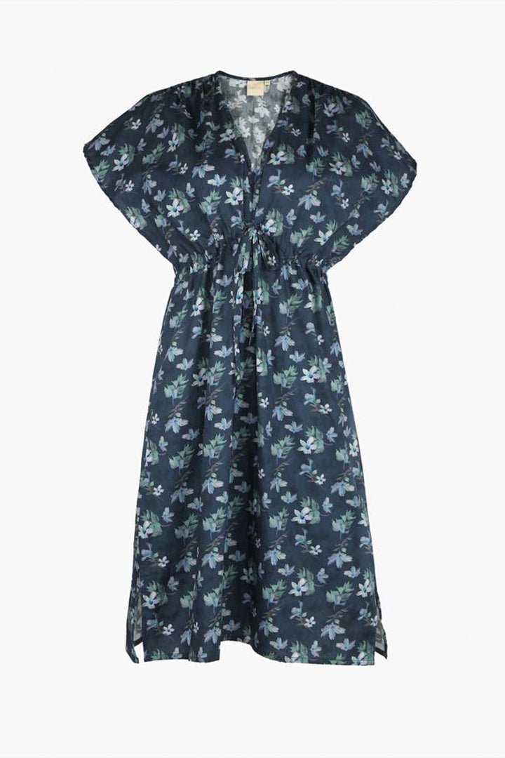 Midnight Gathered Dress - Eco4life Clothing and Accessories