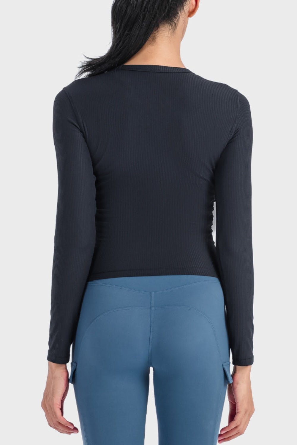Millennia Round Neck Long Sleeve Sports Top - Eco4life Clothing and Accessories