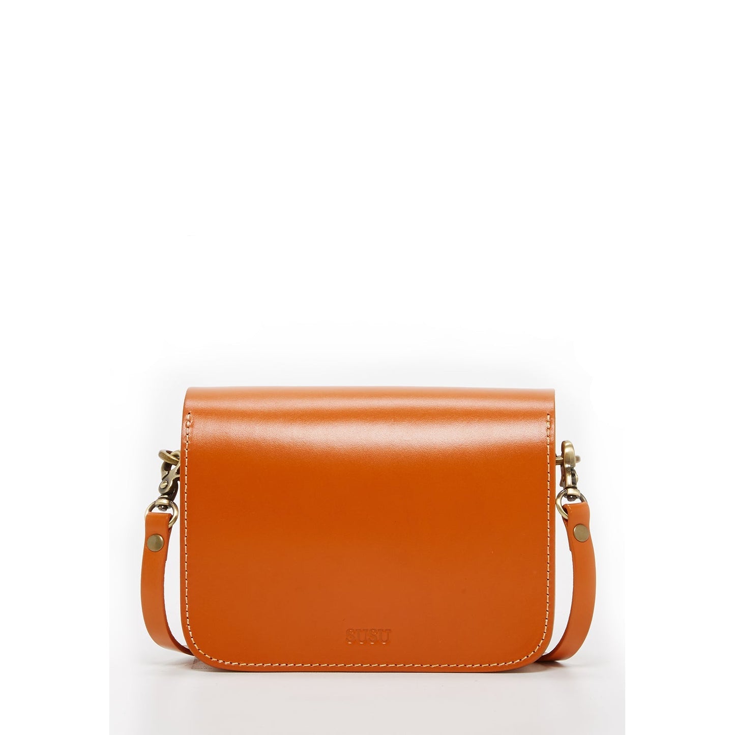 Nanah Light Brown Leather Crossbody Bag - Eco4life Clothing and Accessories