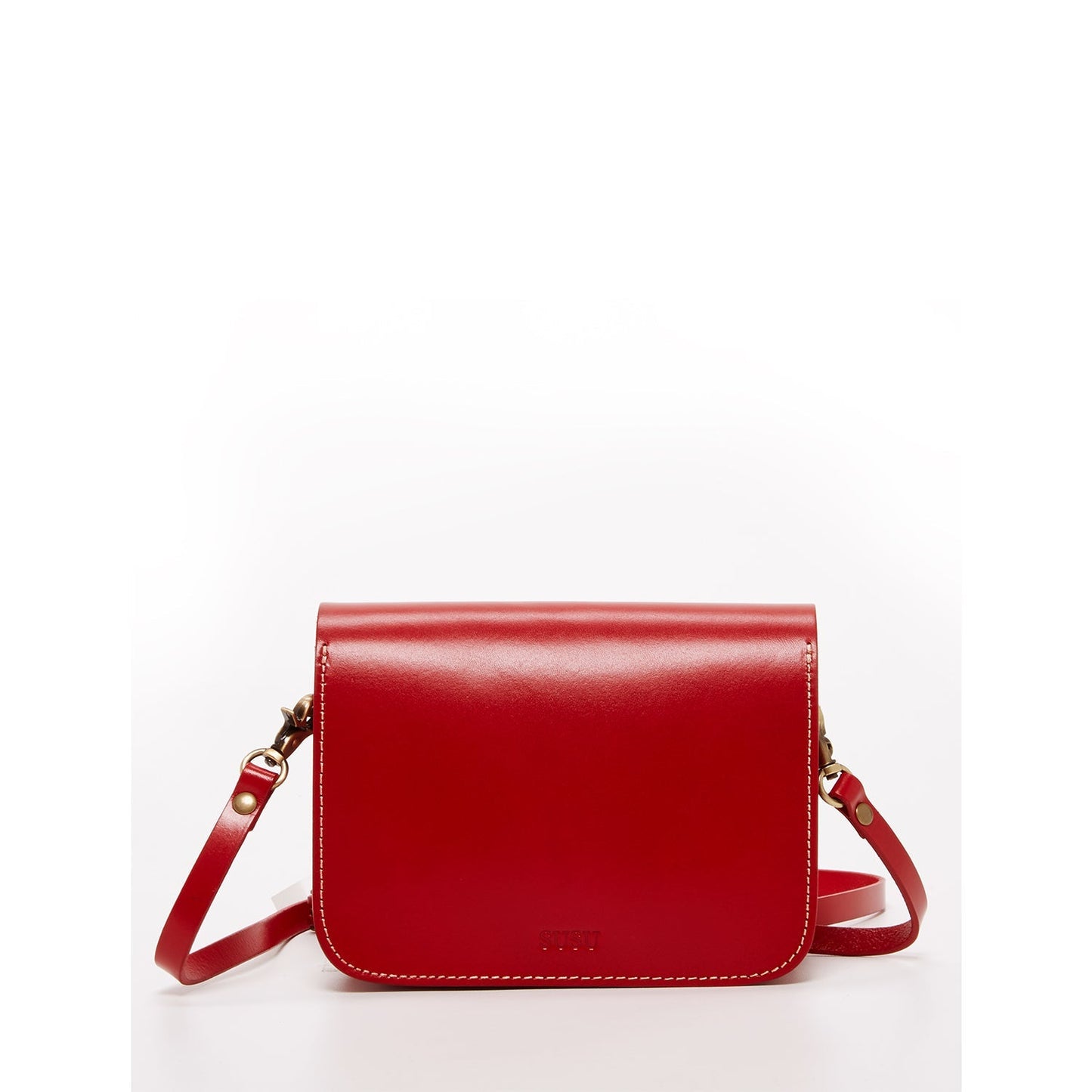 Nanah Red Leather Crossbody Bag - Eco4life Clothing and Accessories