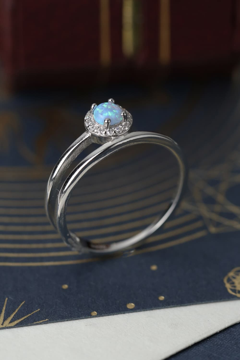 Opal Bypass Ring - Eco4life Clothing and Accessories
