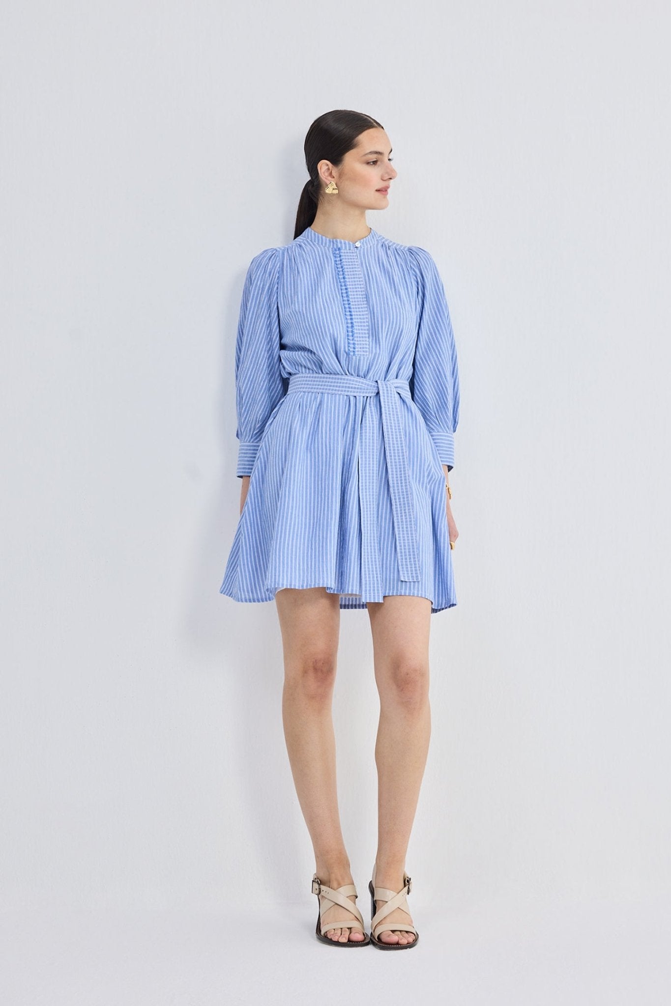 Oversized Tunic Dress with Optional Belt - Eco4life Clothing and Accessories