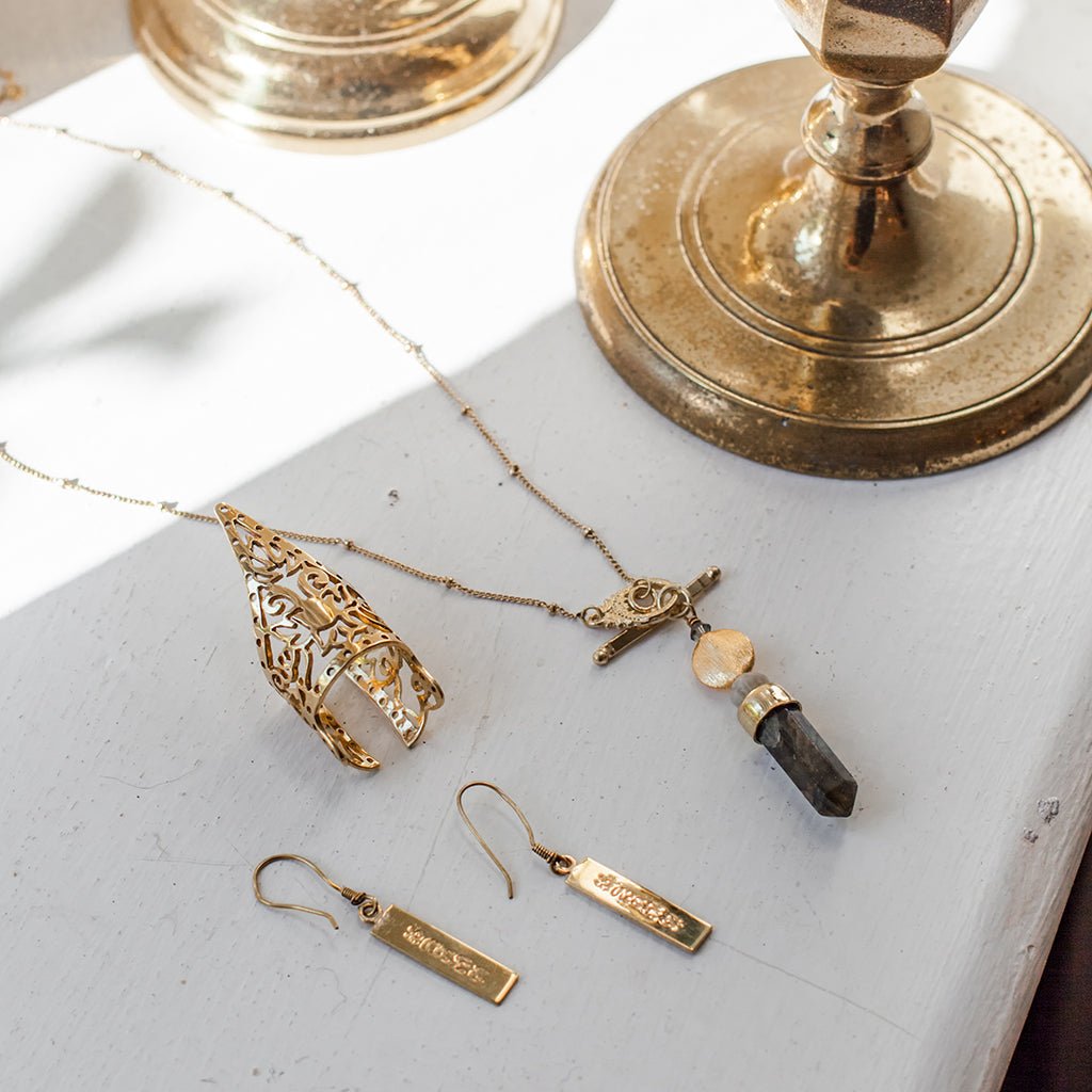 Peace Bar Earrings - Eco4life Clothing and Accessories