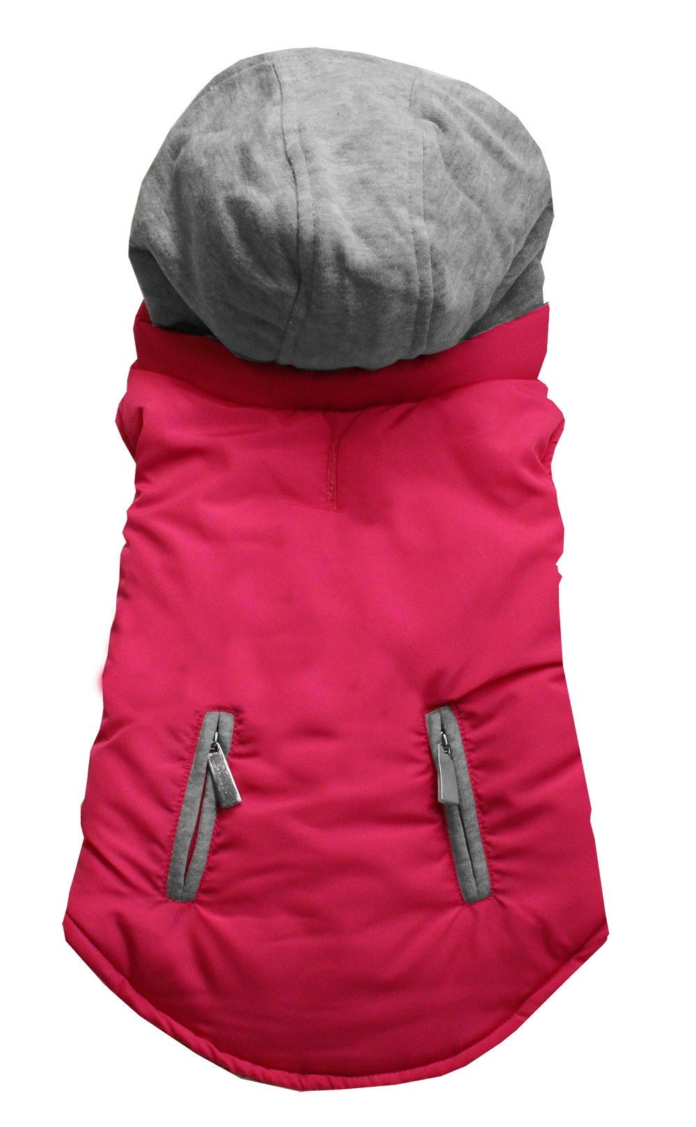 Pet Dog & Cat Reversible Hooded Coat Blank, Plain - Eco4life Clothing and Accessories