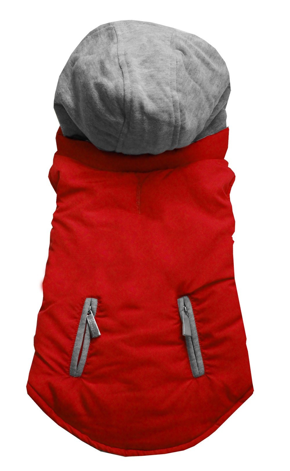 Pet Dog & Cat Reversible Hooded Coat Blank, Plain - Eco4life Clothing and Accessories