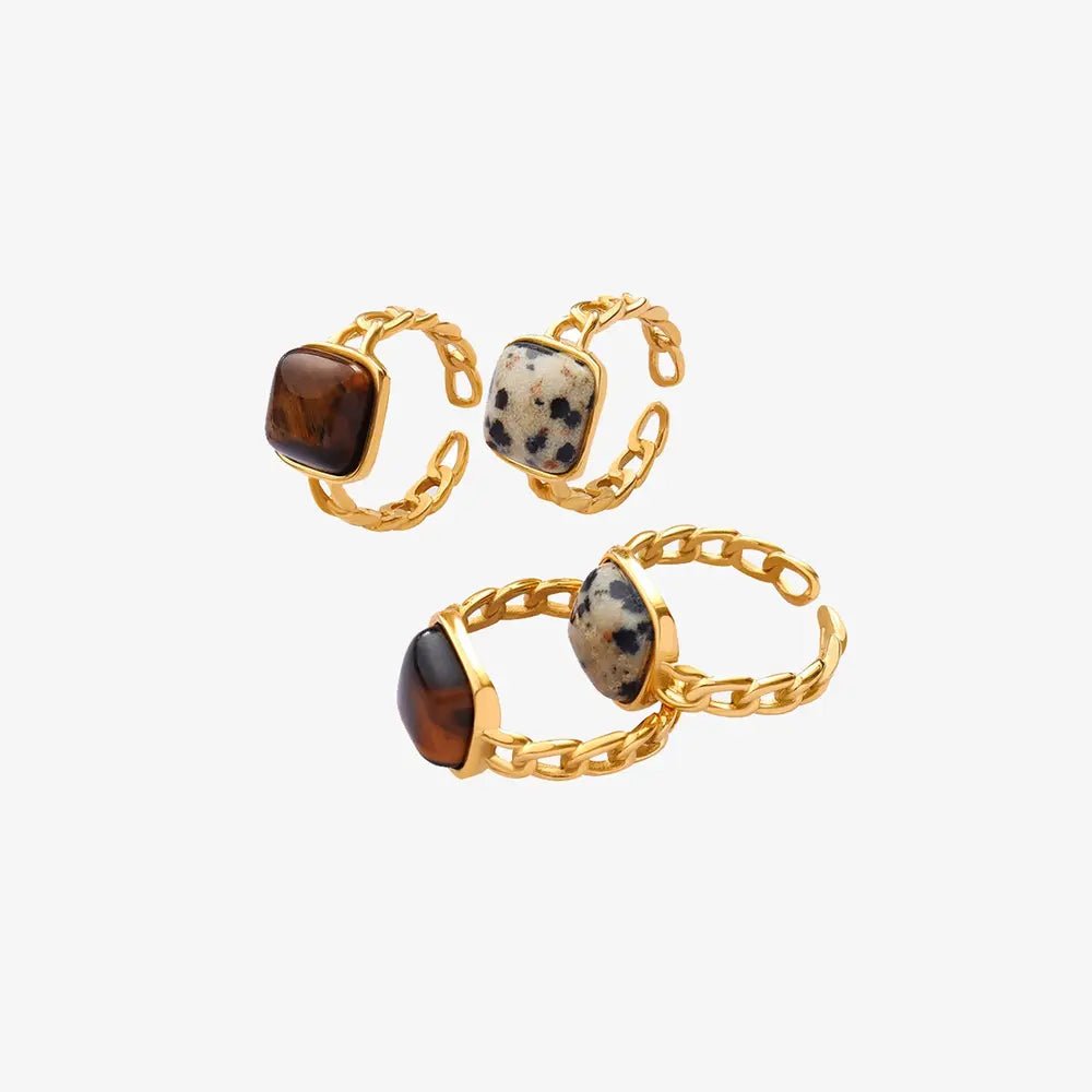 Raw Gemstone Ring - Eco4life Clothing and Accessories